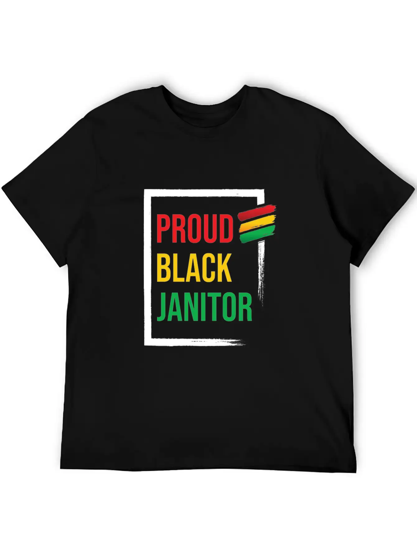 Proud Black Janitor Cleaners Cleaning Janitors Essential Unisex Summer Tee – Soft Cotton Casual Fit