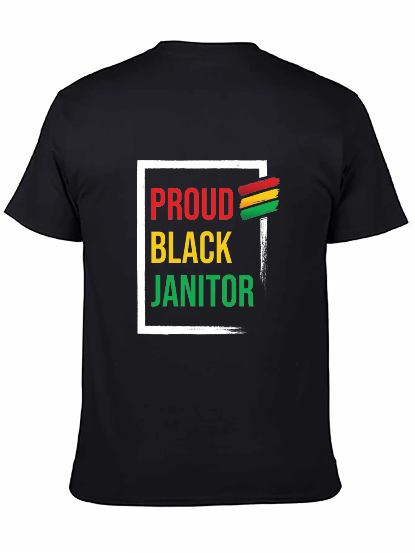 Proud Black Janitor Cleaners Cleaning Janitors Essential Unisex Summer Tee – Soft Cotton Casual Fit