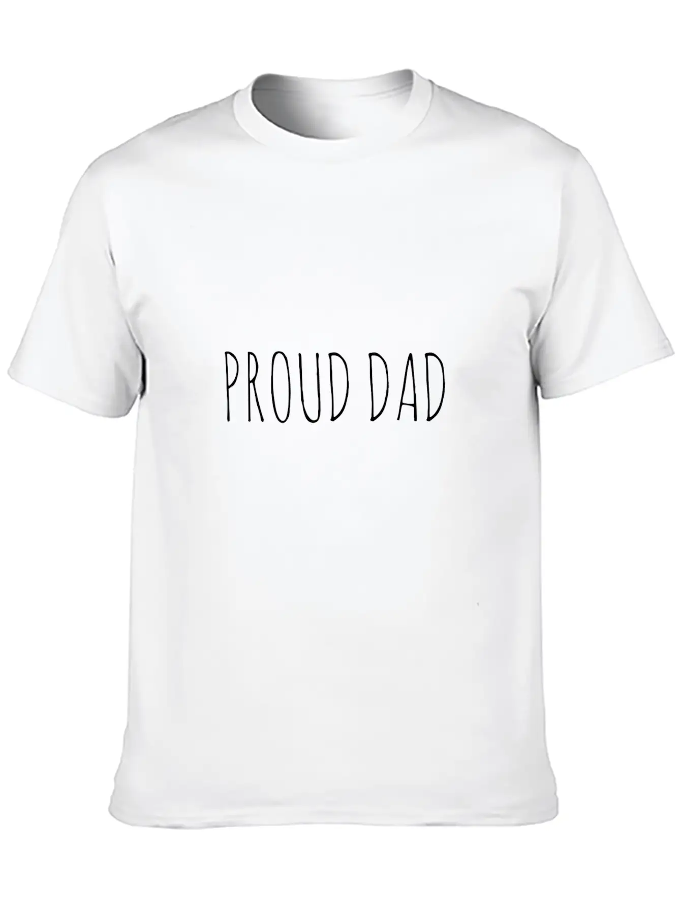 Proud Dad Comfortable Minimalist Graphic Tee – Summer Style Essential