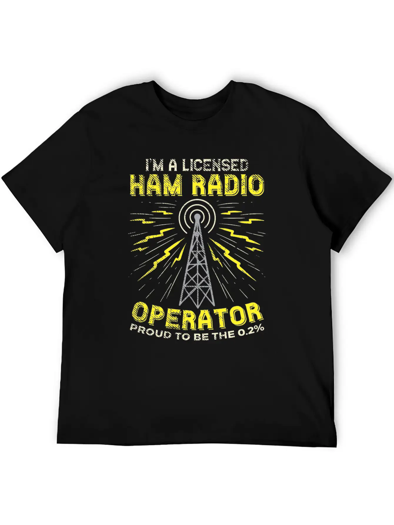 Proud Ham Radio Operator Stylish Everyday T-Shirt – Unisex Basic Cotton Tee
