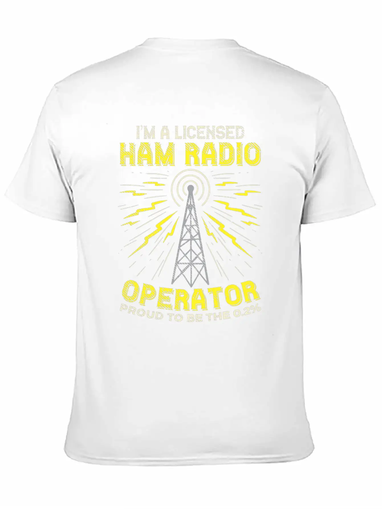 Proud Ham Radio Operator Stylish Everyday T-Shirt – Unisex Basic Cotton Tee