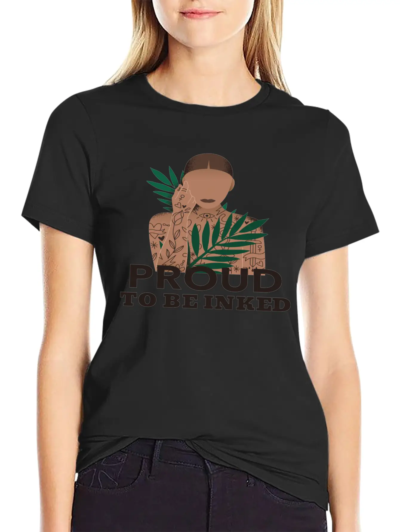 Proud To Be Inked Stylish Everyday T-Shirt – Unisex Basic Cotton Tee