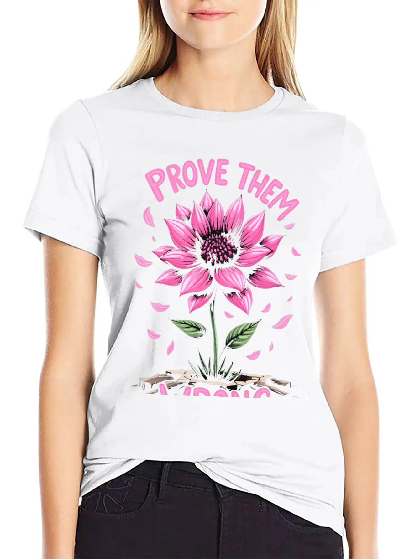 Prove Them Wrong - Motivational Quote Unisex Casual T-Shirt – Clean Design For Daily Comfort
