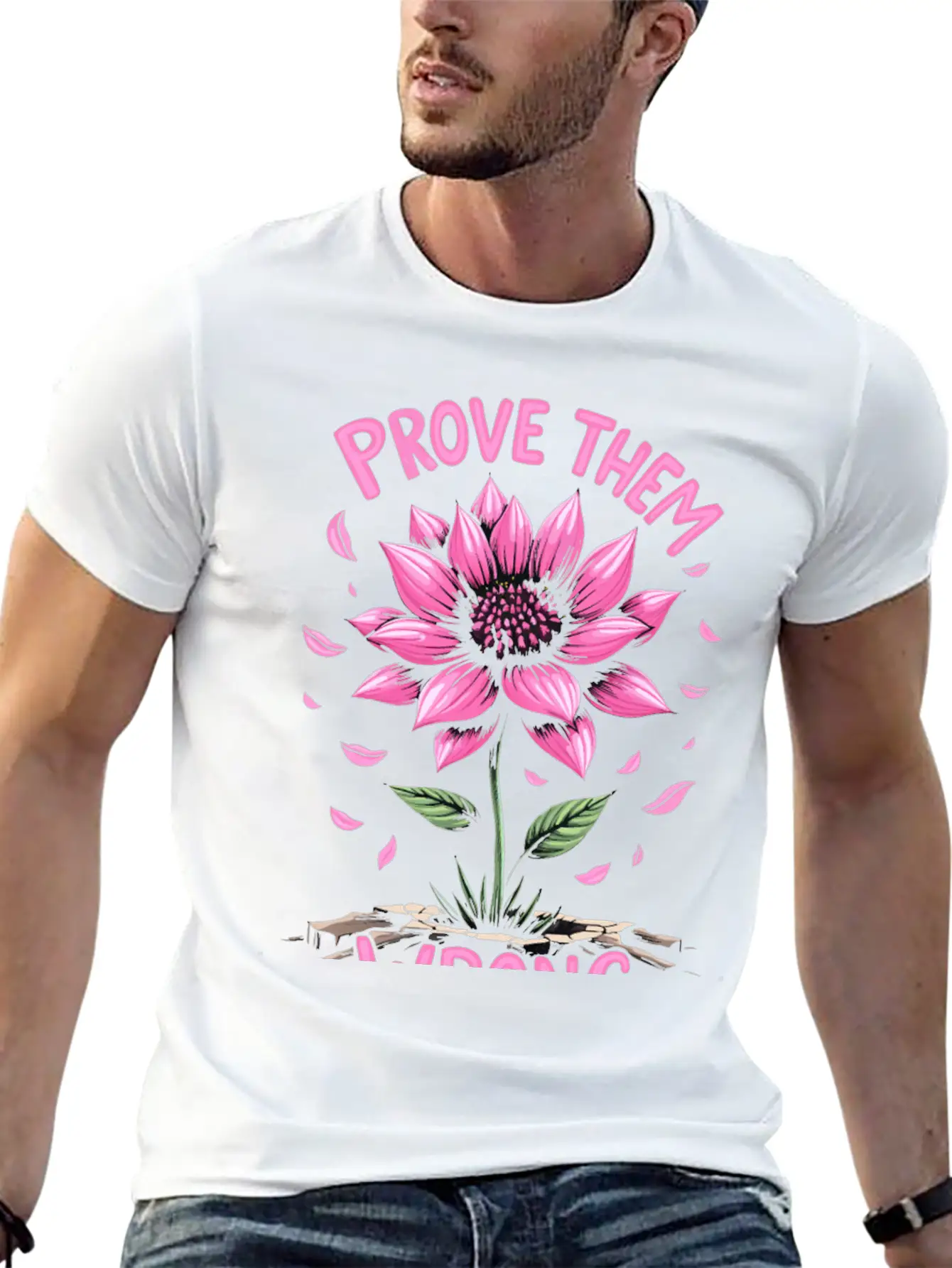 Prove Them Wrong - Motivational Quote Unisex Casual T-Shirt – Clean Design For Daily Comfort