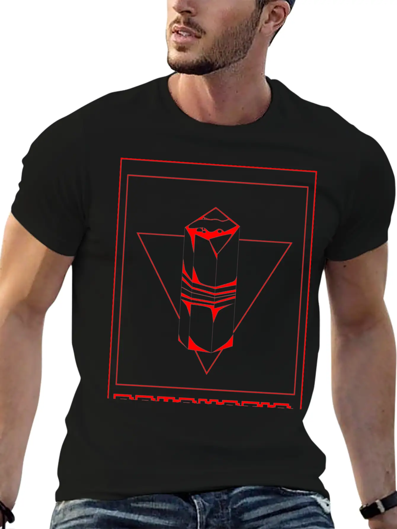 Prysmatic RED Essential Unisex Summer Tee – Soft Cotton Casual Fit