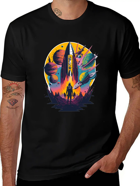 Psych Space Unisex Casual T-Shirt – Clean Design For Daily Comfort