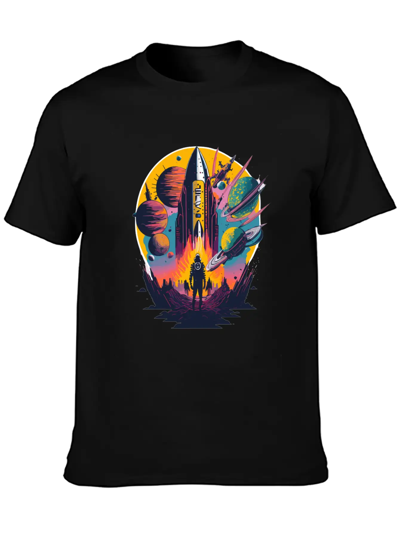 Psych Space Unisex Casual T-Shirt – Clean Design For Daily Comfort