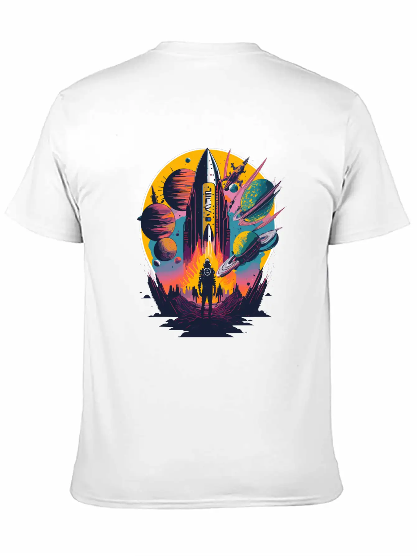 Psych Space Unisex Casual T-Shirt – Clean Design For Daily Comfort