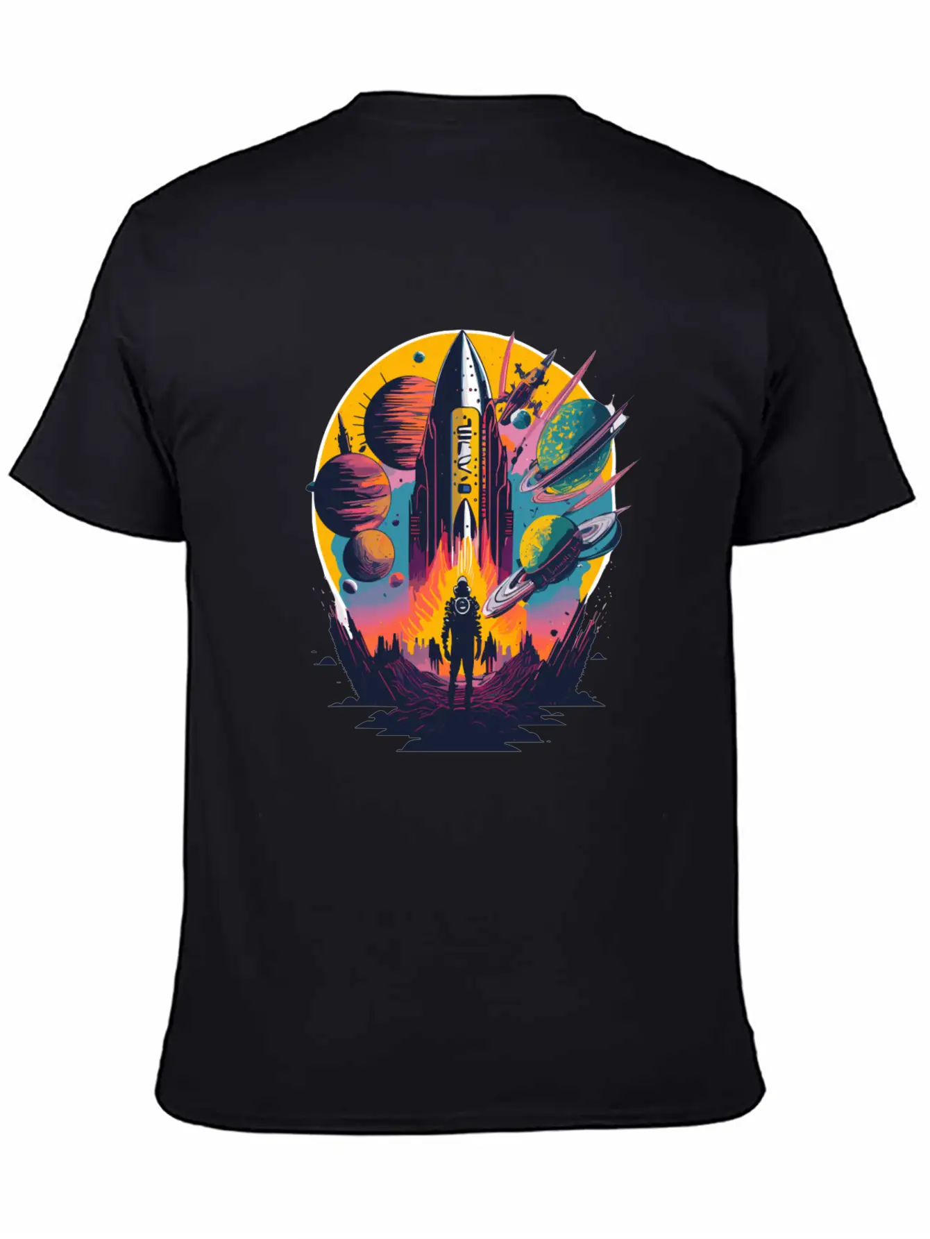 Psych Space Unisex Casual T-Shirt – Clean Design For Daily Comfort