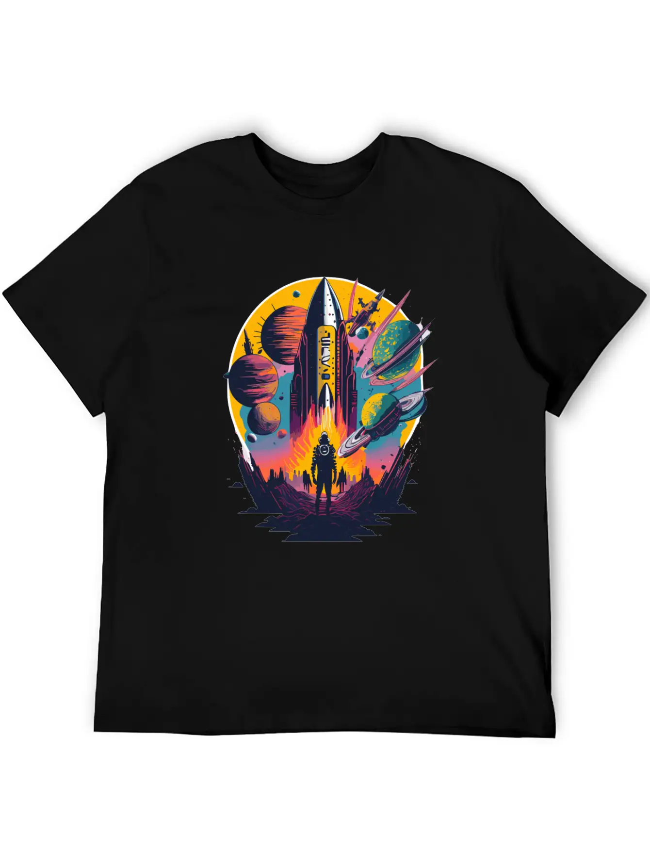 Psych Space Unisex Casual T-Shirt – Clean Design For Daily Comfort