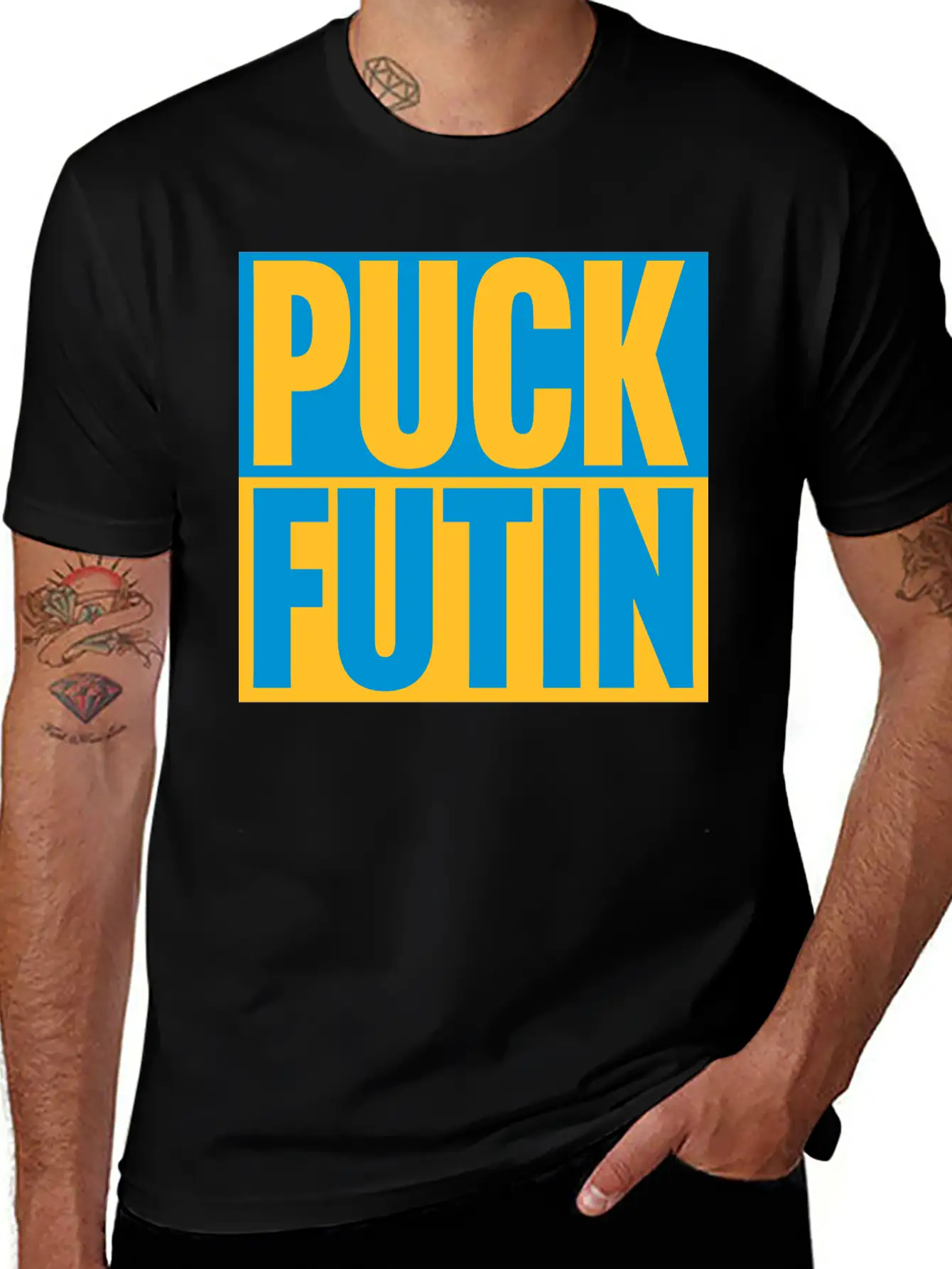 Puck Futin Logo Design Timeless Short Sleeve Tee – Comfy And Minimalist Design