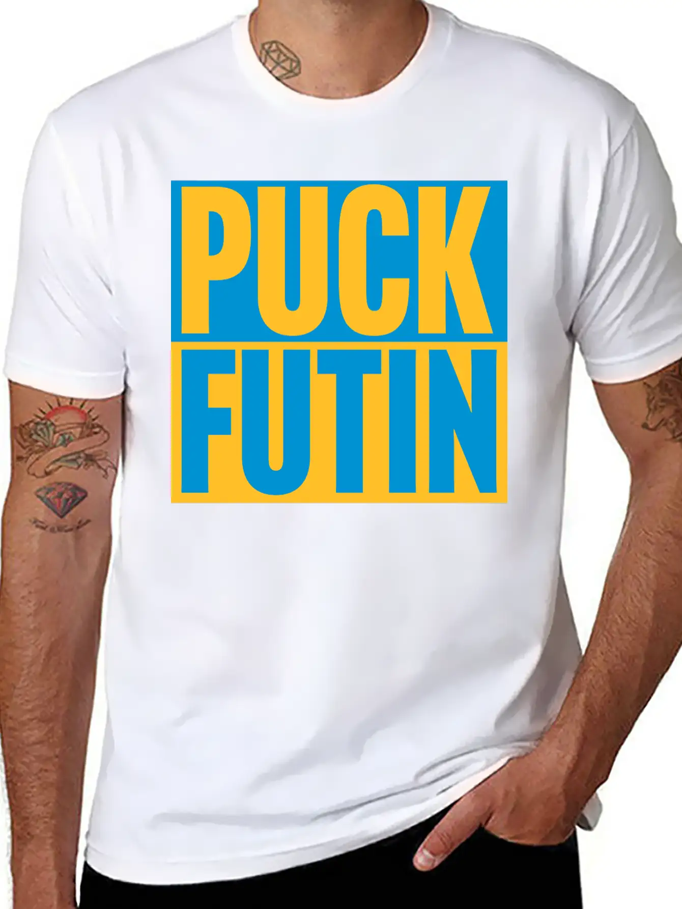 Puck Futin Logo Design Timeless Short Sleeve Tee – Comfy And Minimalist Design