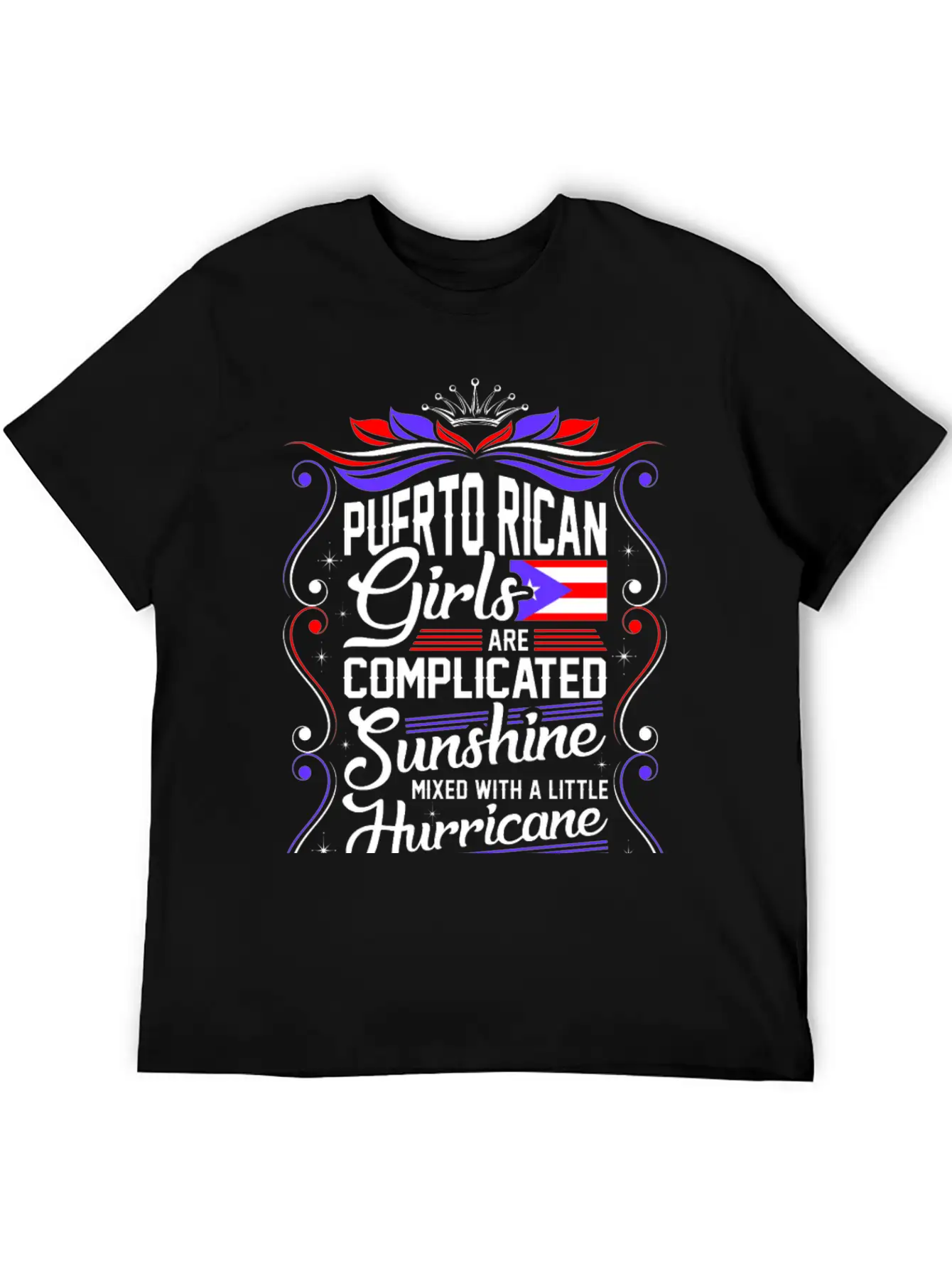 Puerto Rican Girls Are Completed Sunshine Unisex Short Sleeve Soft Cotton T-Shirt – Casual Everyday Wear