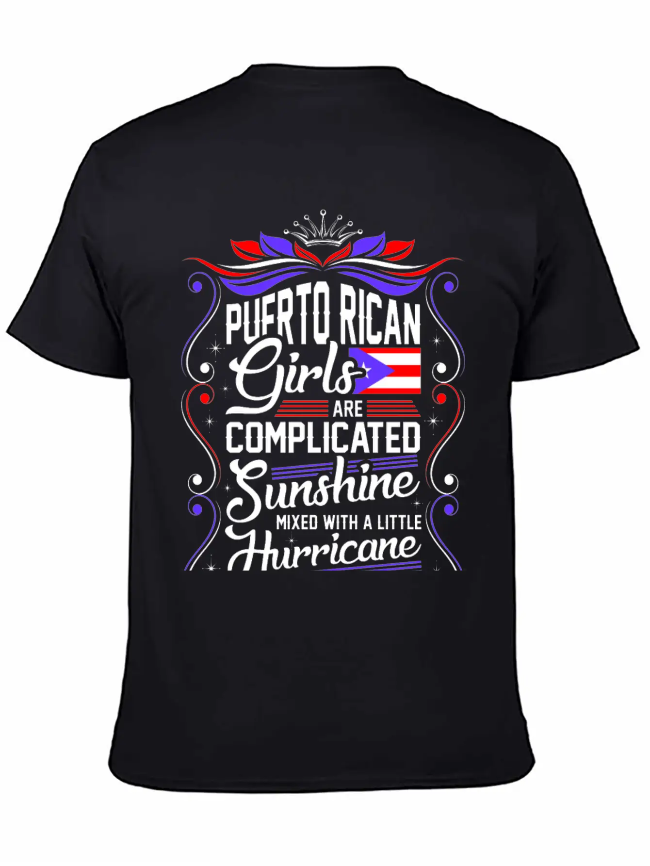 Puerto Rican Girls Are Completed Sunshine Unisex Short Sleeve Soft Cotton T-Shirt – Casual Everyday Wear