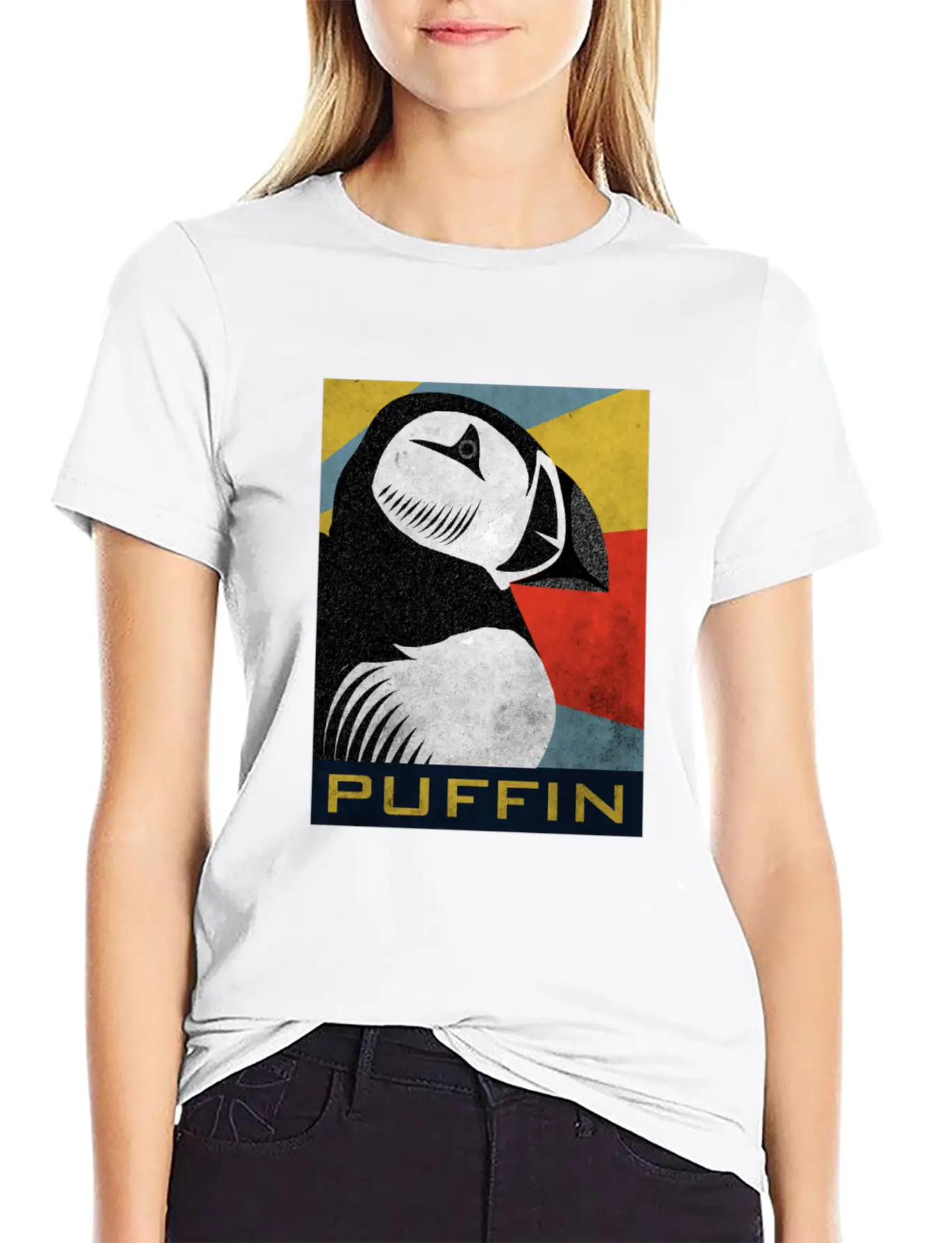 Puffin Puffin Puffin Basic Graphic T-Shirt – Daily Comfort In Soft Cotton