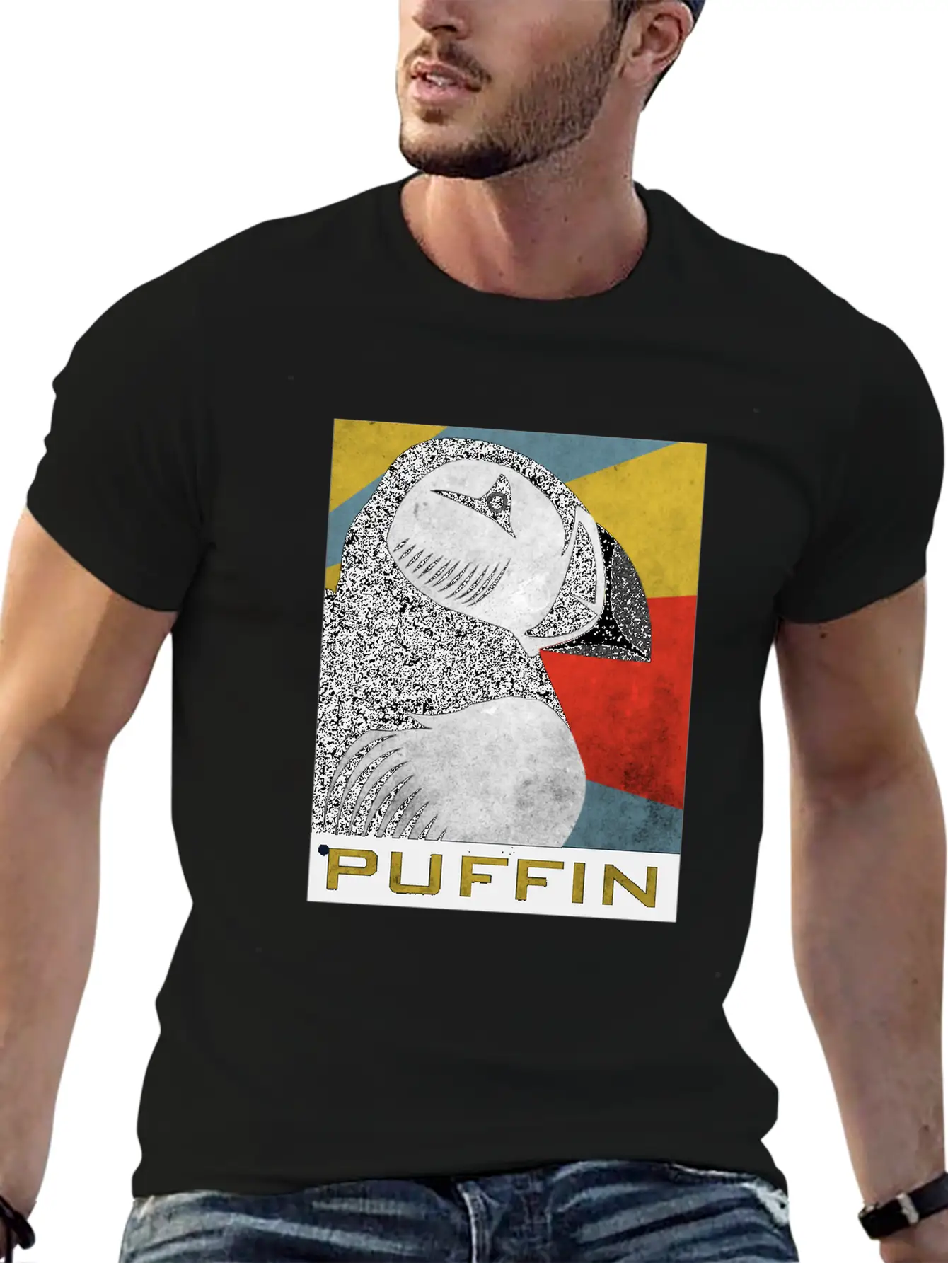 Puffin Puffin Puffin Basic Graphic T-Shirt – Daily Comfort In Soft Cotton