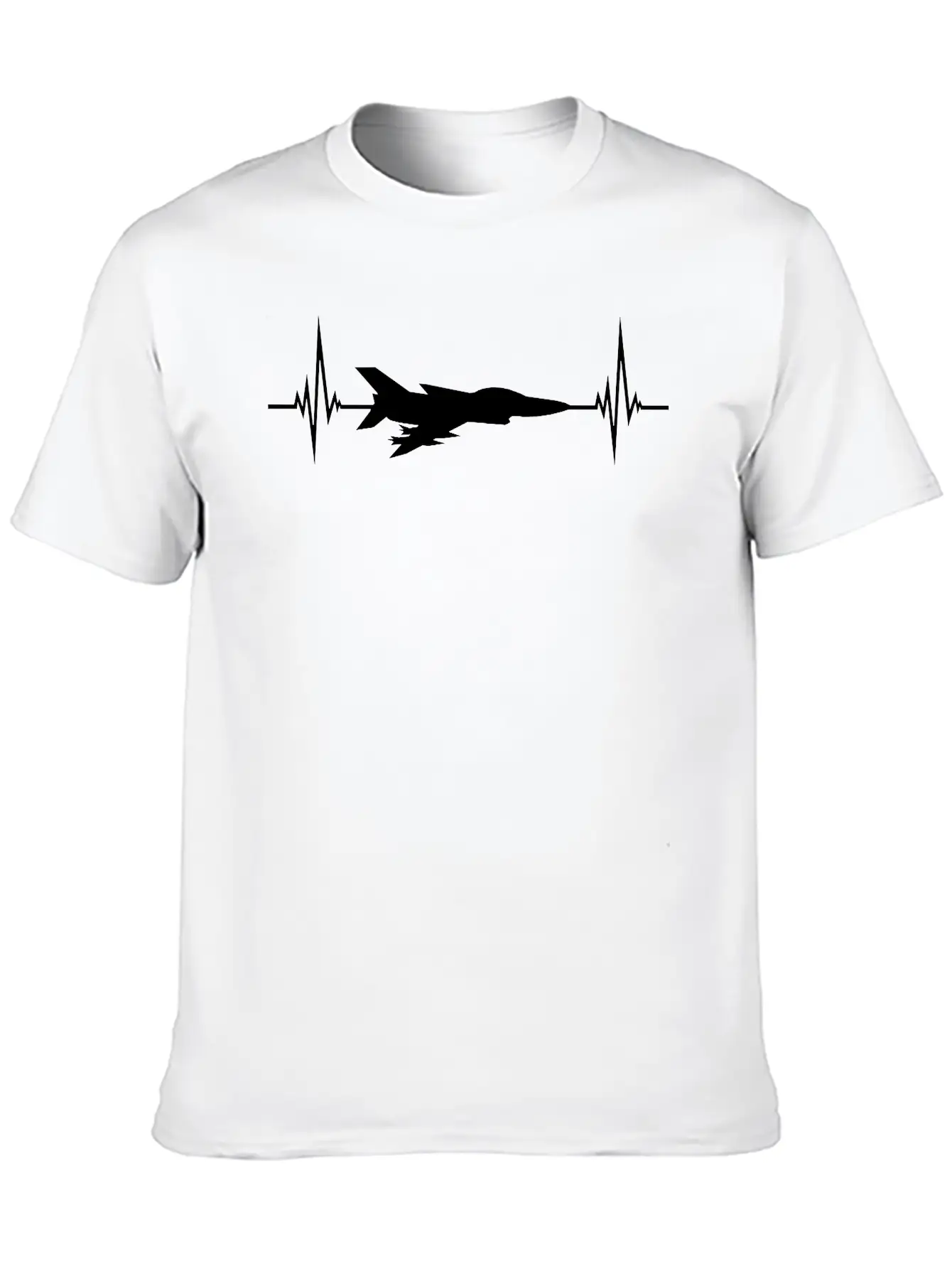 Pulse Fighter Jet Unisex Short Sleeve Soft Cotton T-Shirt – Casual Everyday Wear