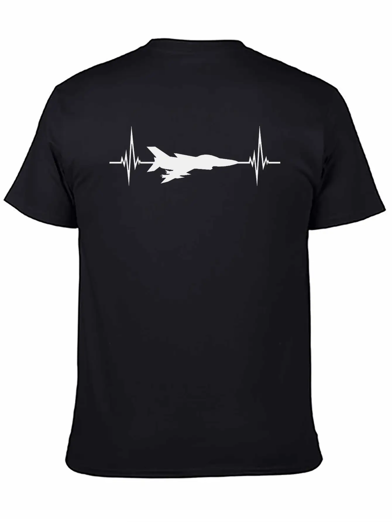 Pulse Fighter Jet Unisex Short Sleeve Soft Cotton T-Shirt – Casual Everyday Wear