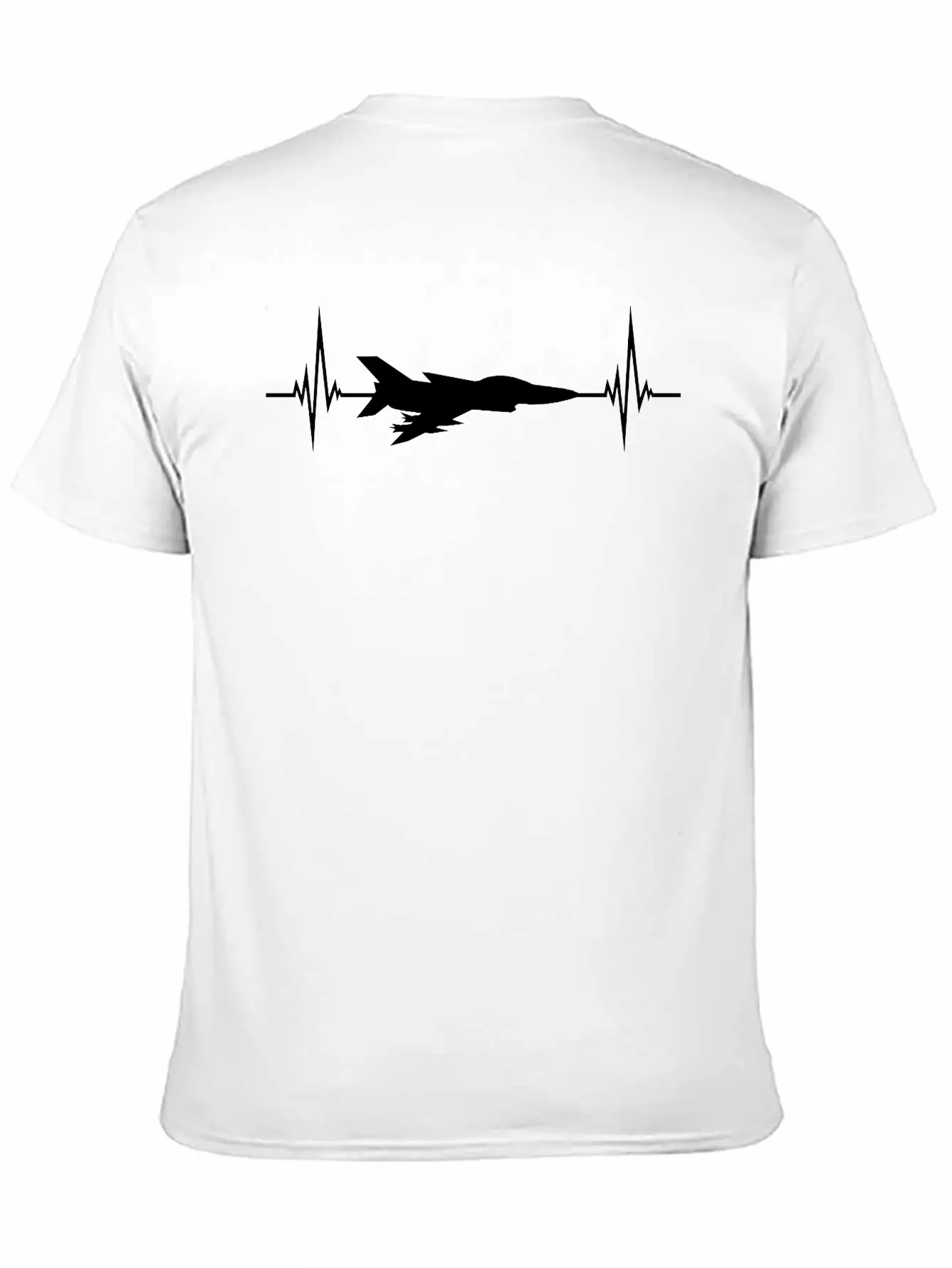 Pulse Fighter Jet Unisex Short Sleeve Soft Cotton T-Shirt – Casual Everyday Wear