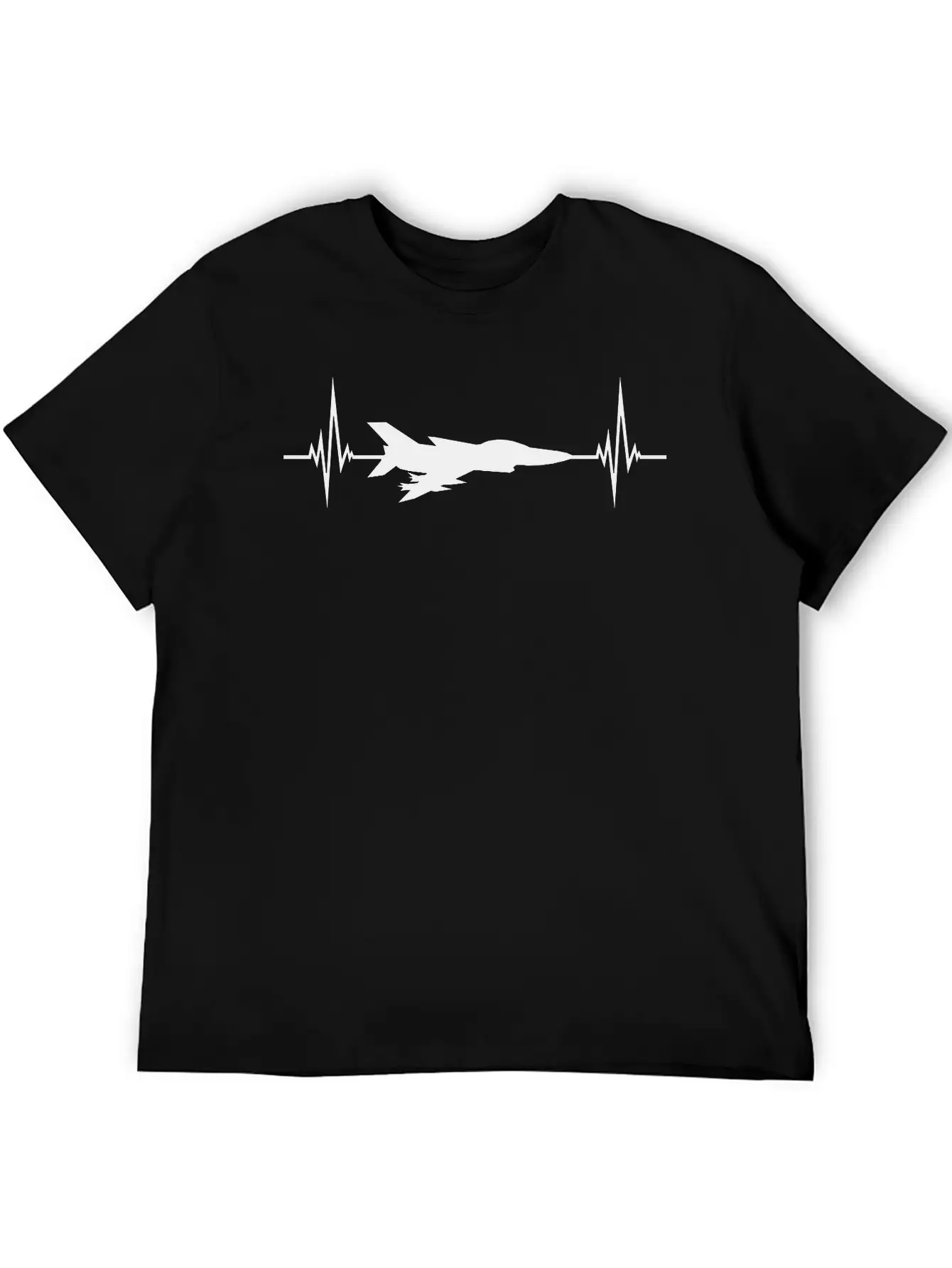 Pulse Fighter Jet Unisex Short Sleeve Soft Cotton T-Shirt – Casual Everyday Wear