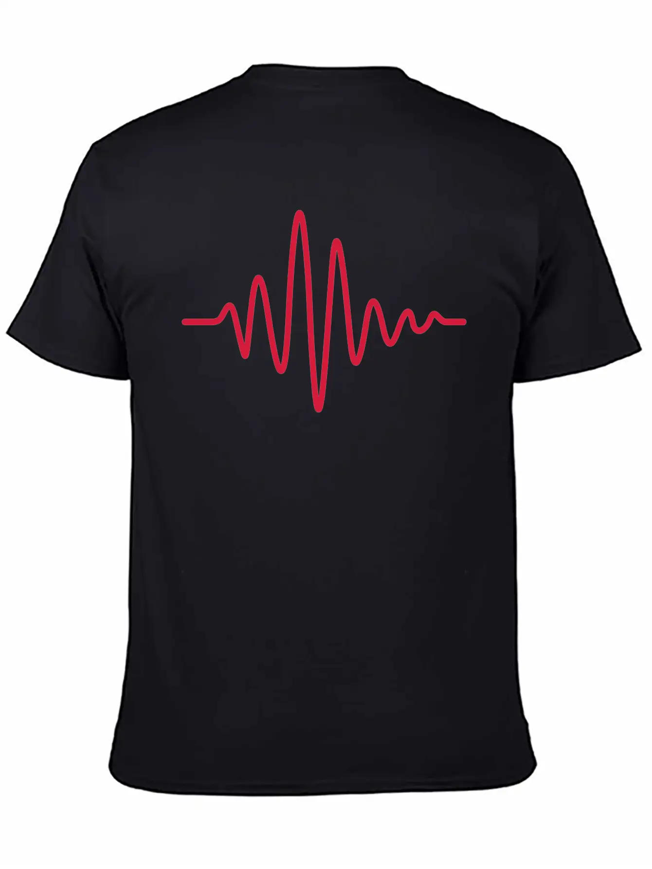 Pulse Heartbeat Frequency Display Basic Graphic T-Shirt – Daily Comfort In Soft Cotton