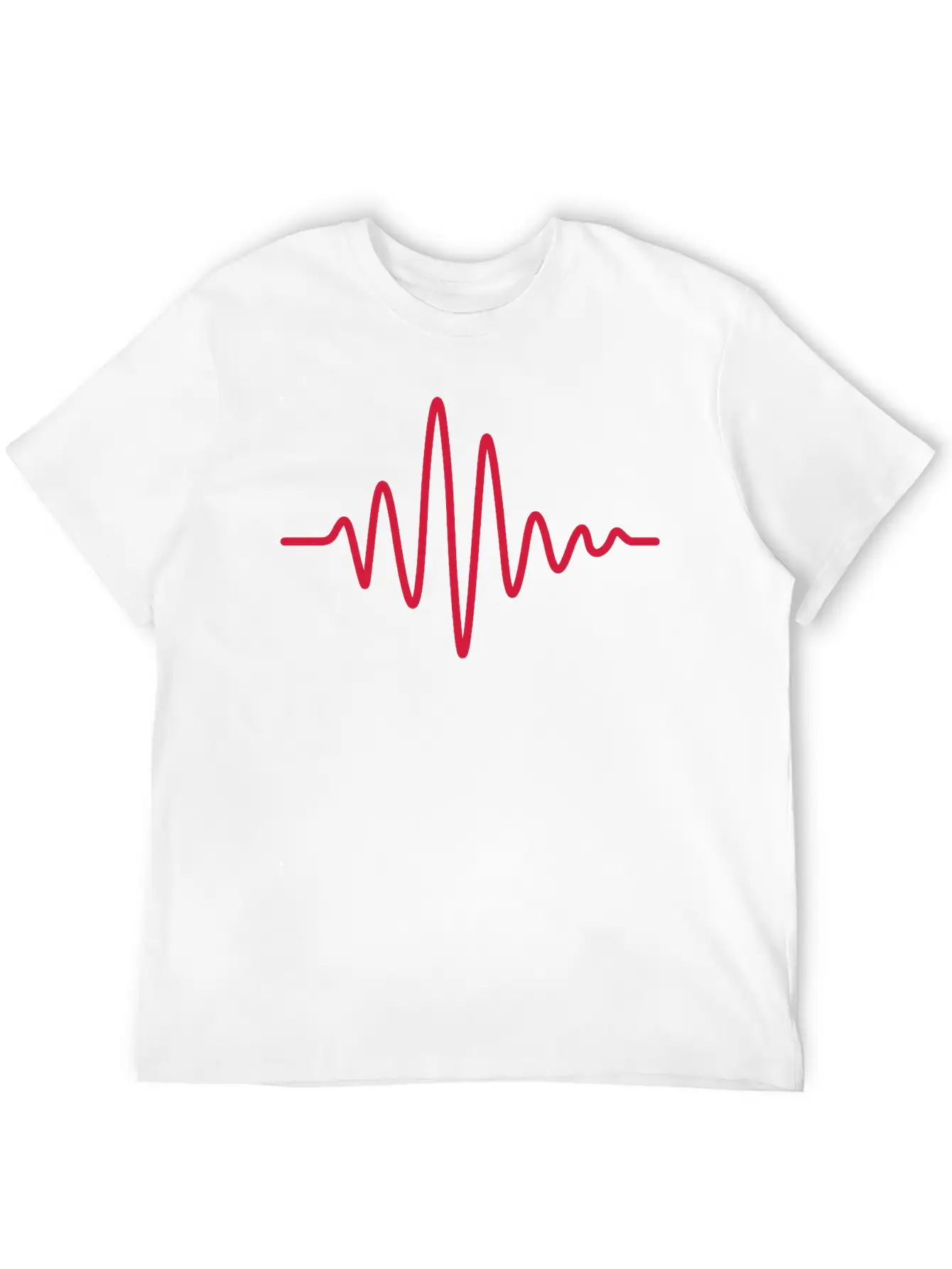 Pulse Heartbeat Frequency Display Basic Graphic T-Shirt – Daily Comfort In Soft Cotton
