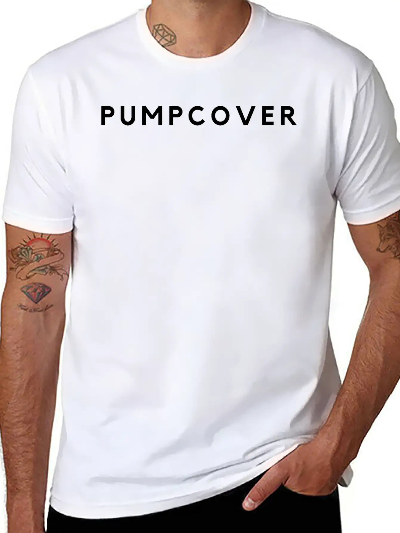Pump Cover Basic Graphic T-Shirt – Daily Comfort In Soft Cotton