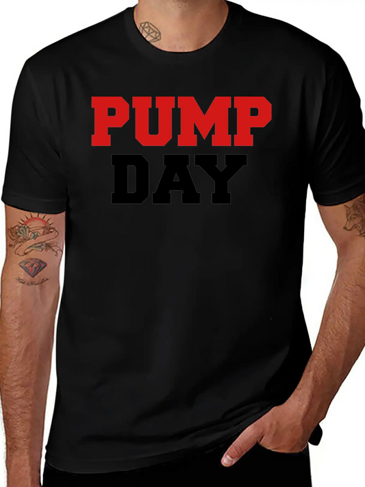 Pump Day Essential Unisex Summer Tee – Soft Cotton Casual Fit
