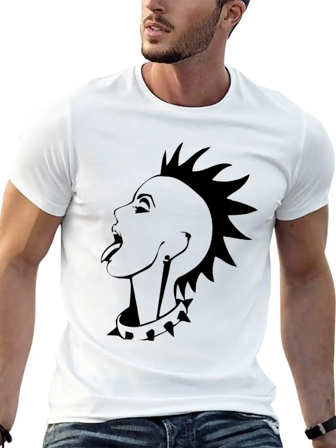 Punk Rock Girl Ska Music Band Stylish Everyday T-Shirt – Unisex Basic Cotton Tee