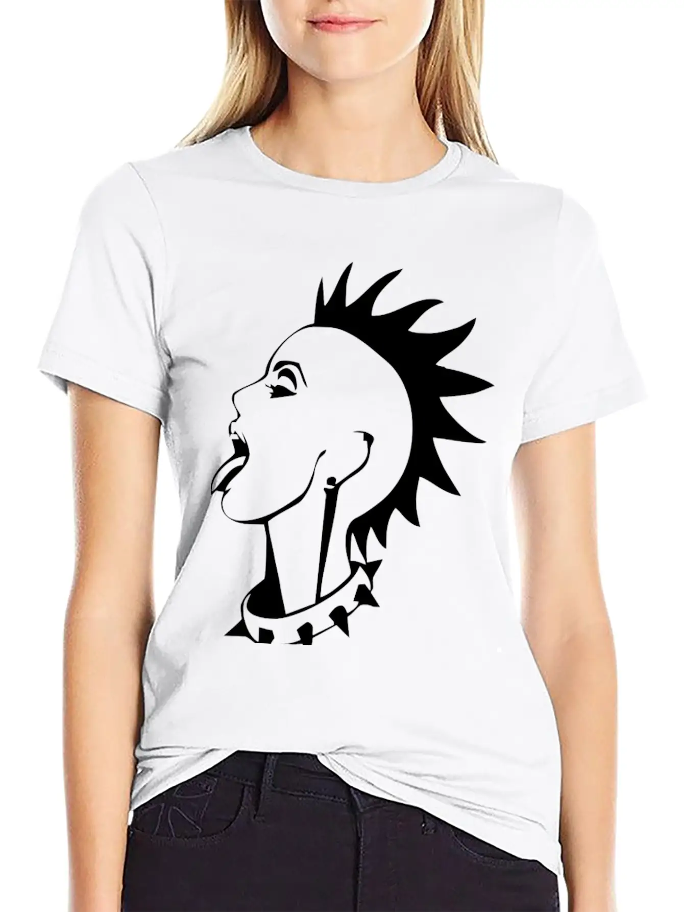 Punk Rock Girl Ska Music Band Stylish Everyday T-Shirt – Unisex Basic Cotton Tee