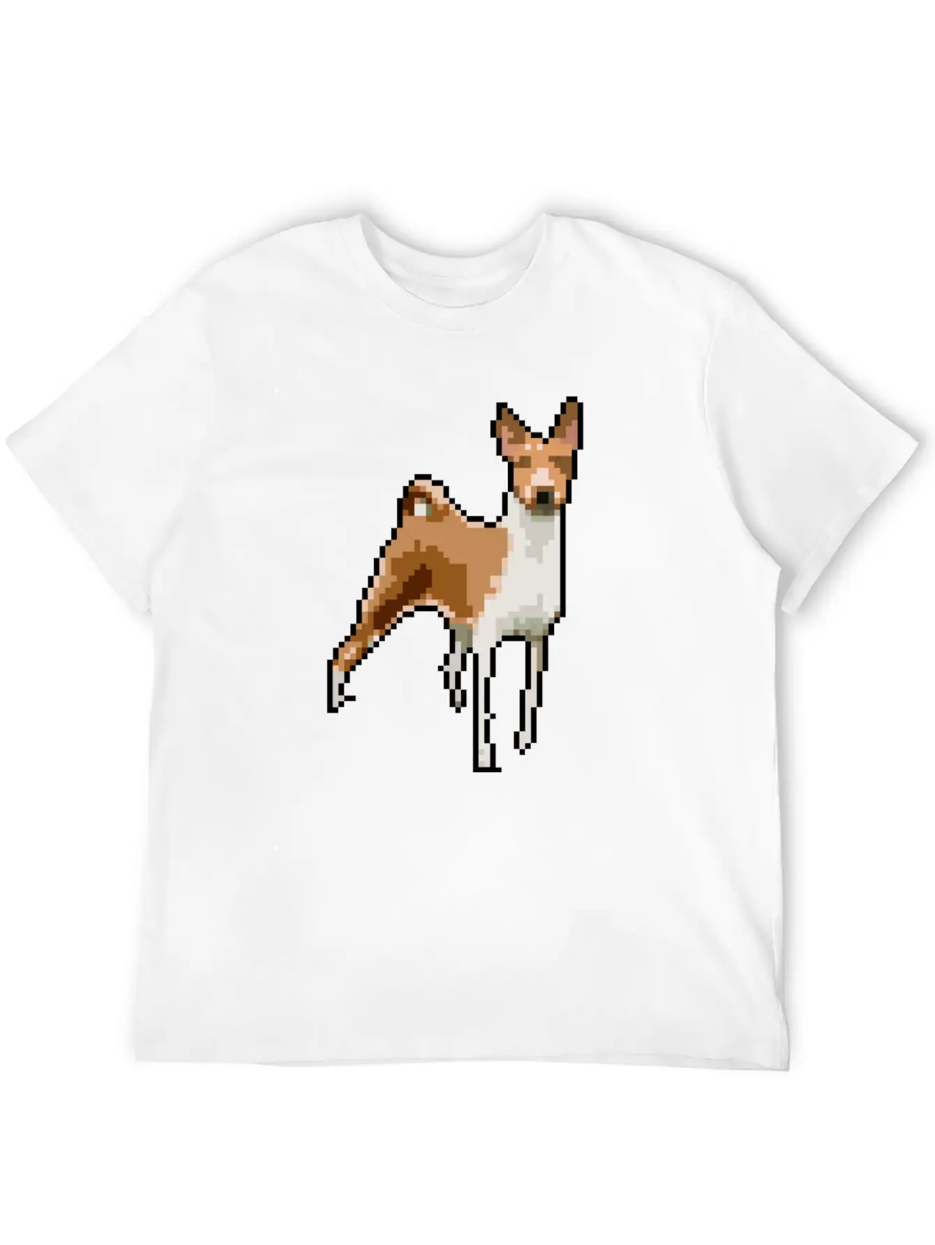 Puppy Pixel Art #2 Unisex Casual T-Shirt – Clean Design For Daily Comfort