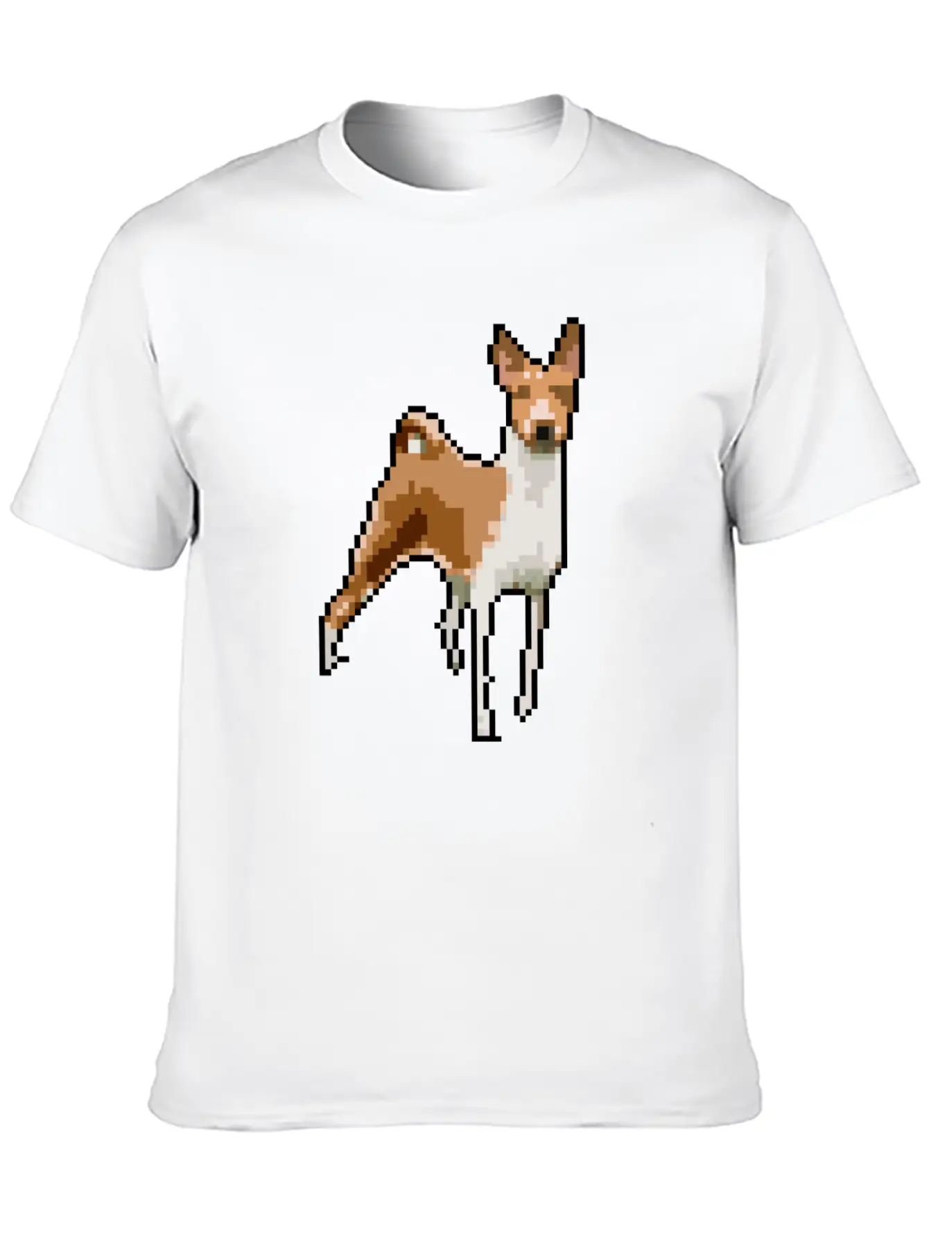 Puppy Pixel Art #2 Unisex Casual T-Shirt – Clean Design For Daily Comfort