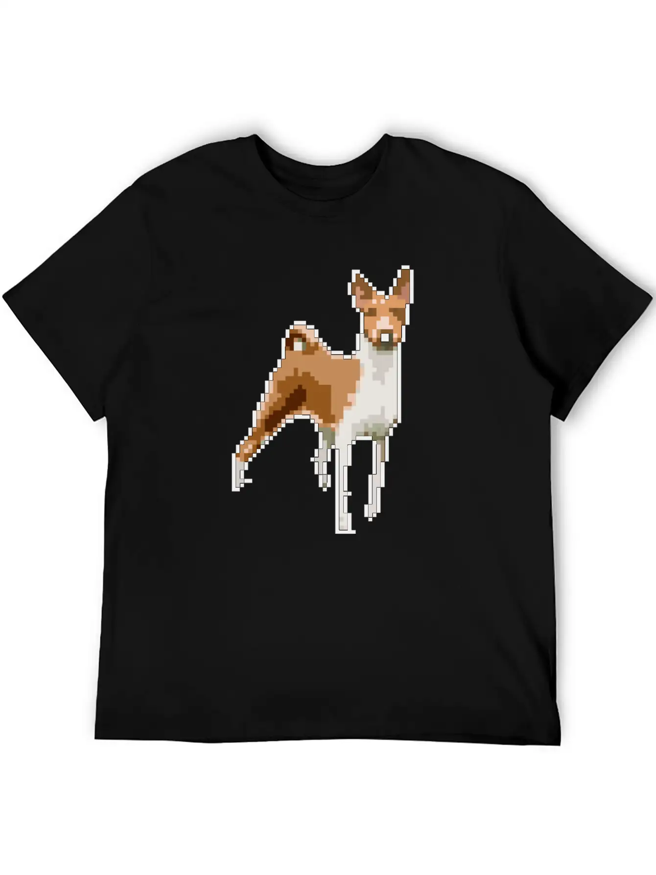 Puppy Pixel Art #2 Unisex Casual T-Shirt – Clean Design For Daily Comfort