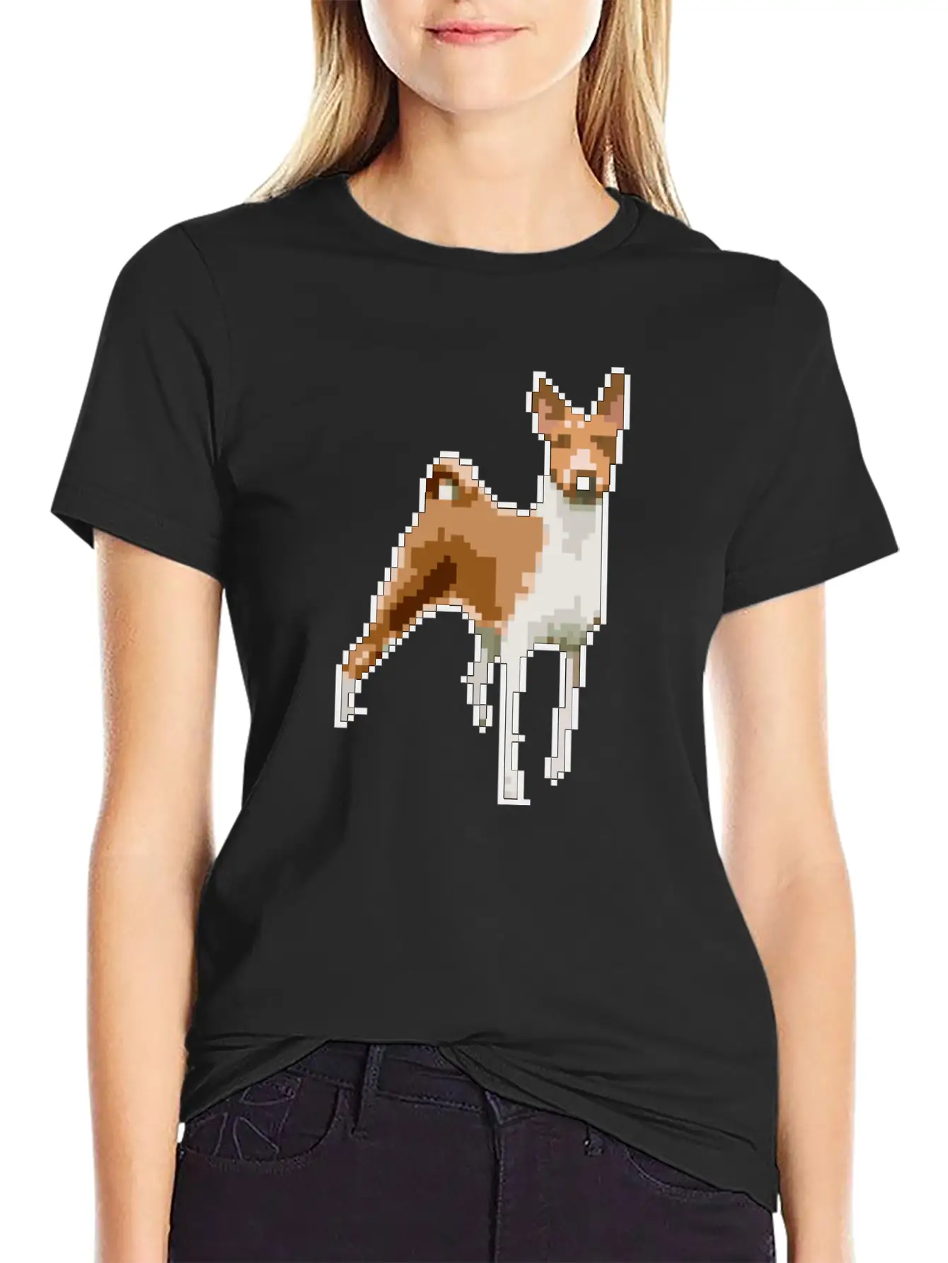 Puppy Pixel Art #2 Unisex Casual T-Shirt – Clean Design For Daily Comfort
