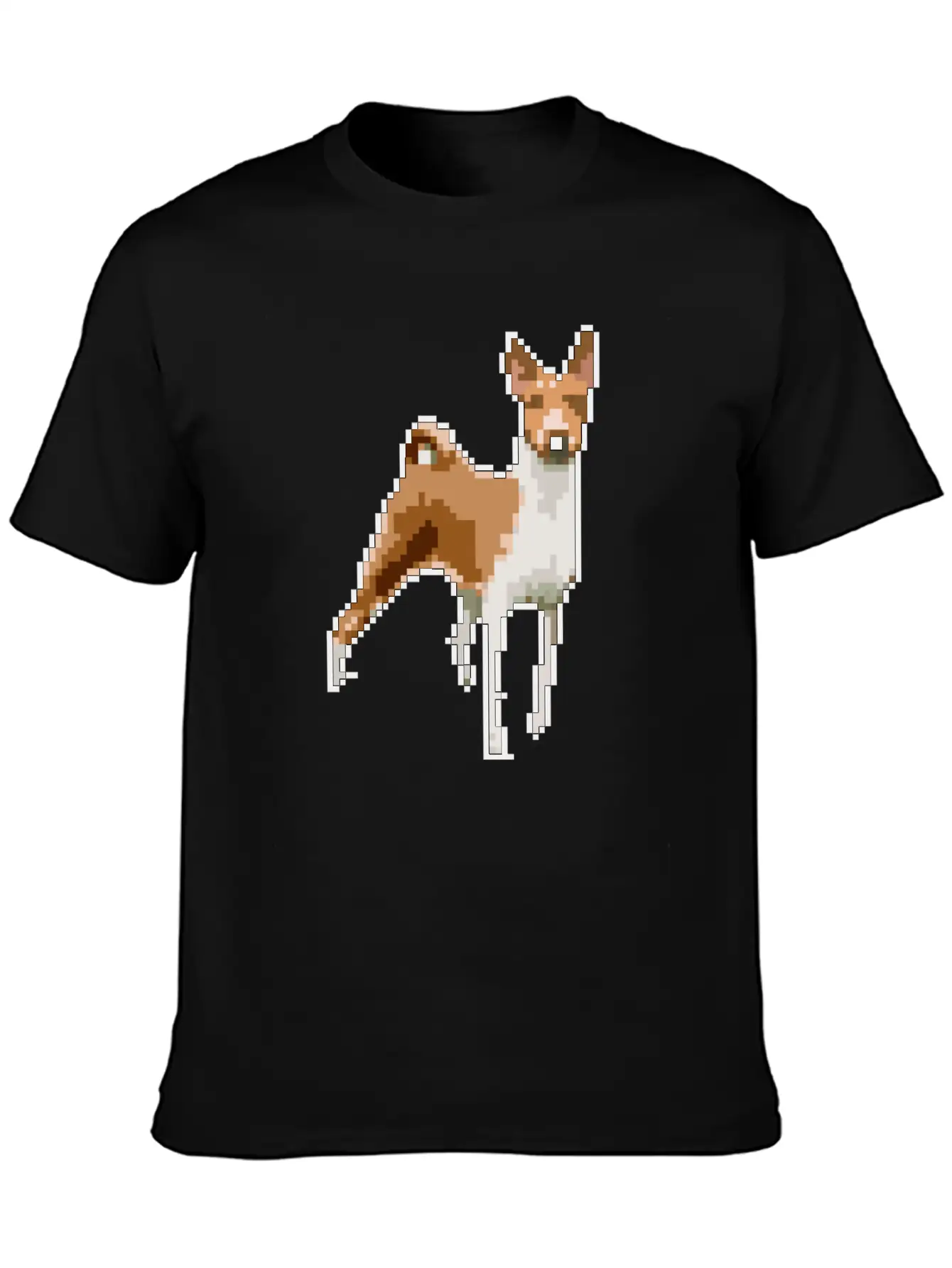 Puppy Pixel Art #2 Unisex Casual T-Shirt – Clean Design For Daily Comfort