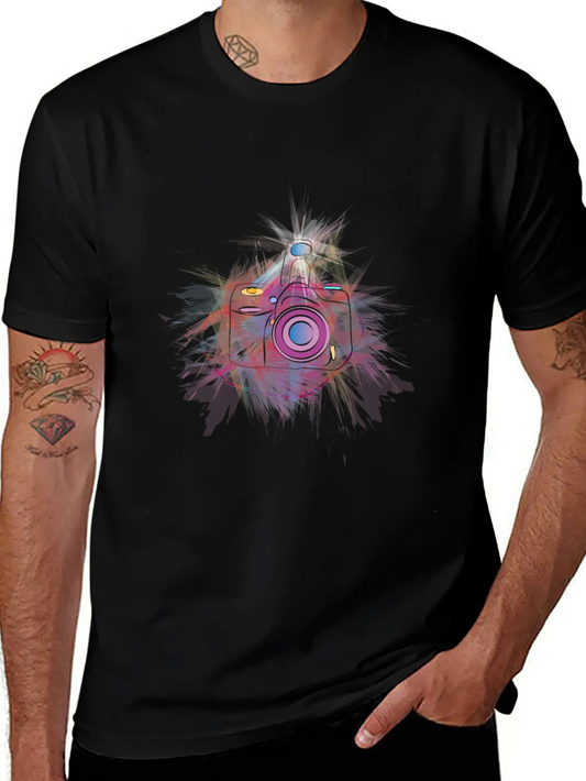 Purple Camera Timeless Short Sleeve Tee – Comfy And Minimalist Design