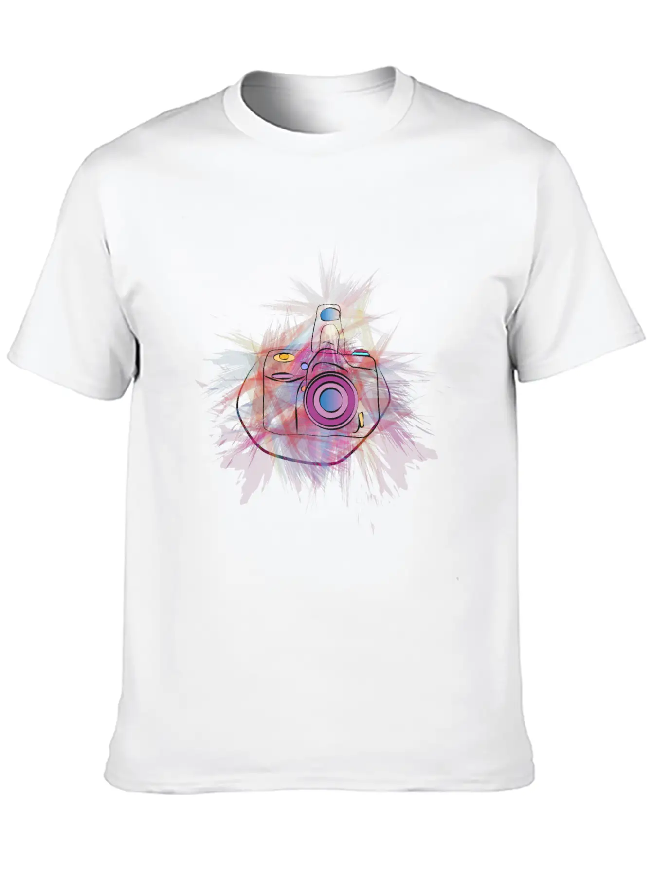 Purple Camera Timeless Short Sleeve Tee – Comfy And Minimalist Design