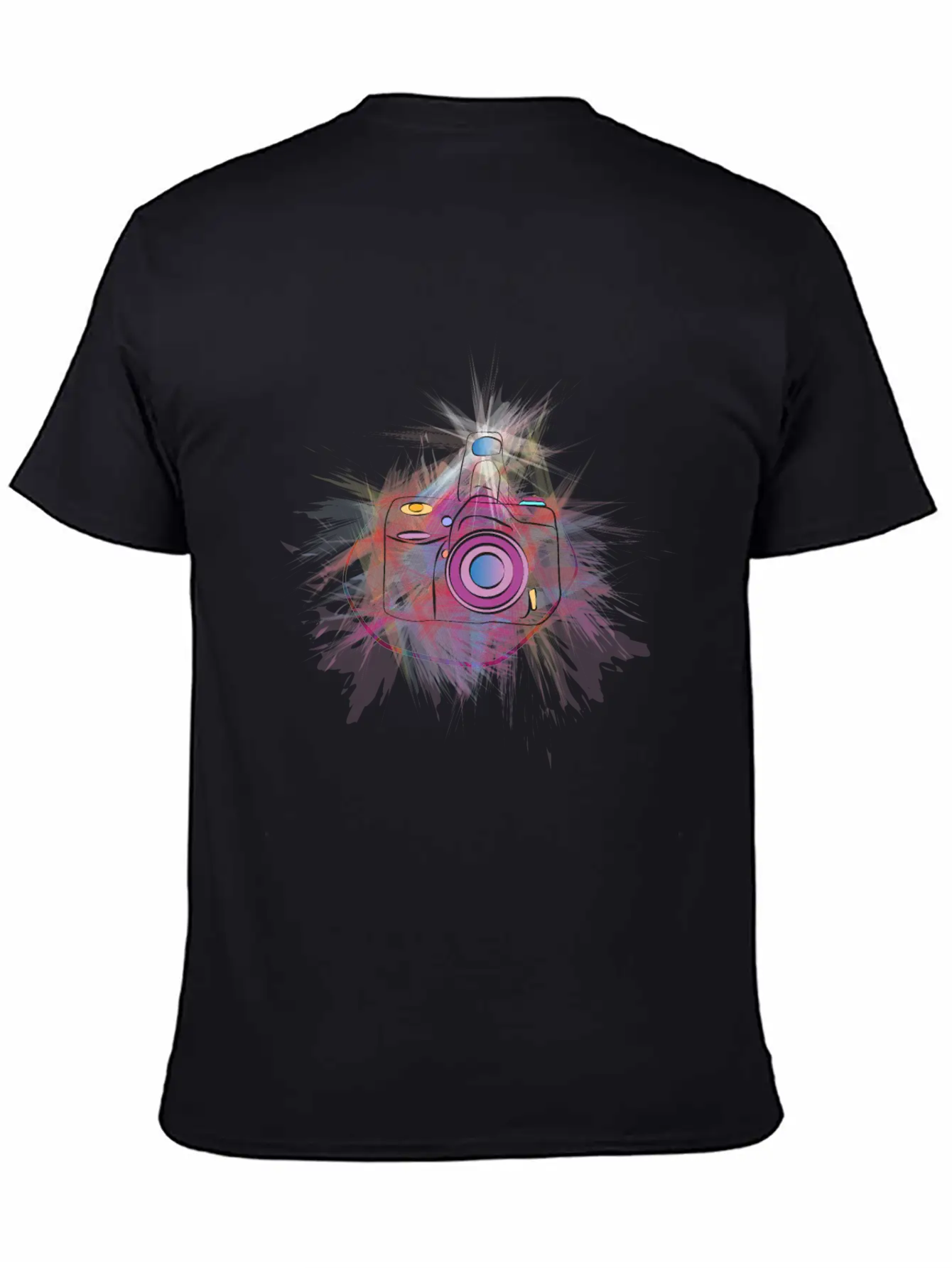 Purple Camera Timeless Short Sleeve Tee – Comfy And Minimalist Design