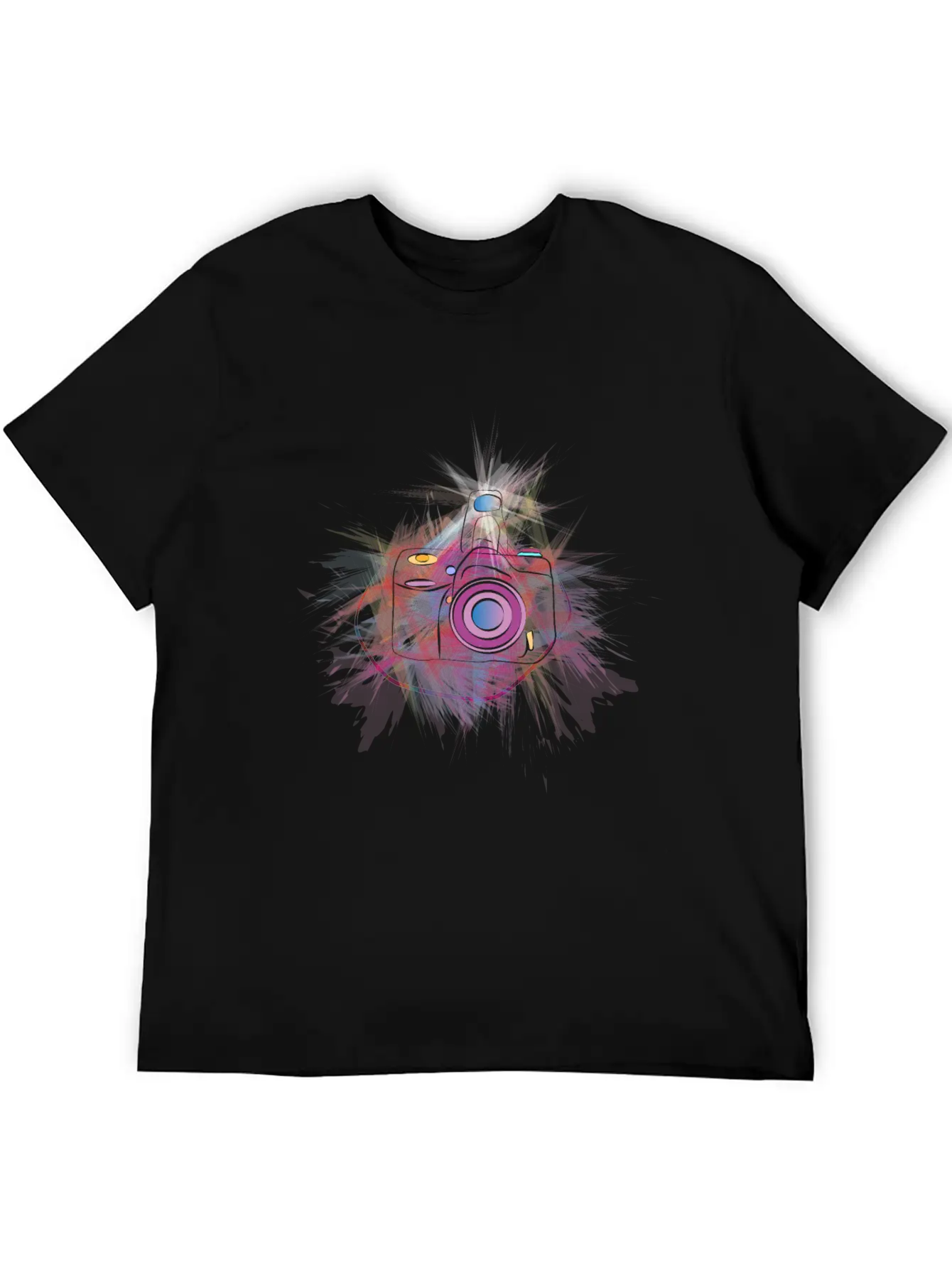 Purple Camera Timeless Short Sleeve Tee – Comfy And Minimalist Design