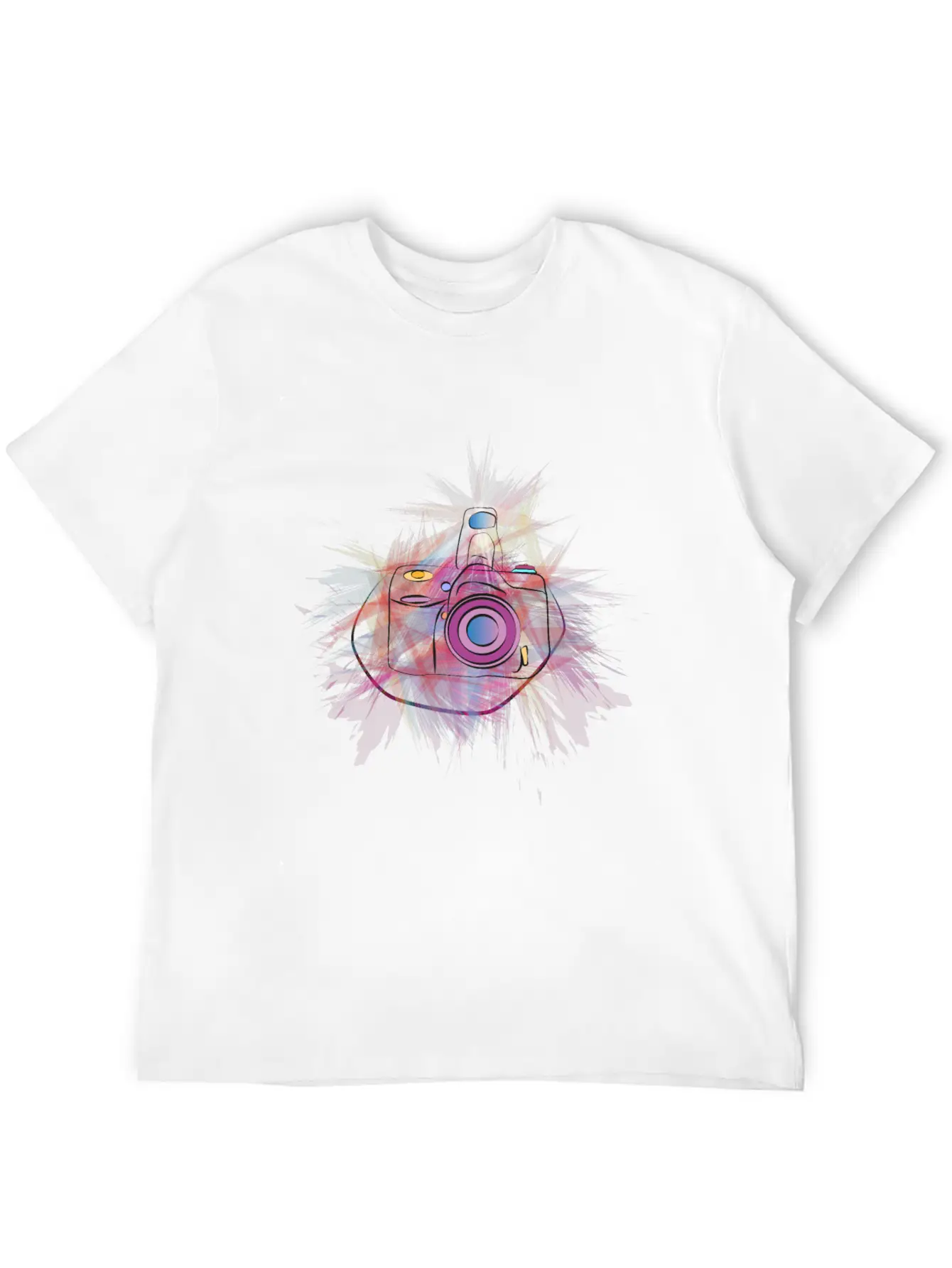 Purple Camera Timeless Short Sleeve Tee – Comfy And Minimalist Design