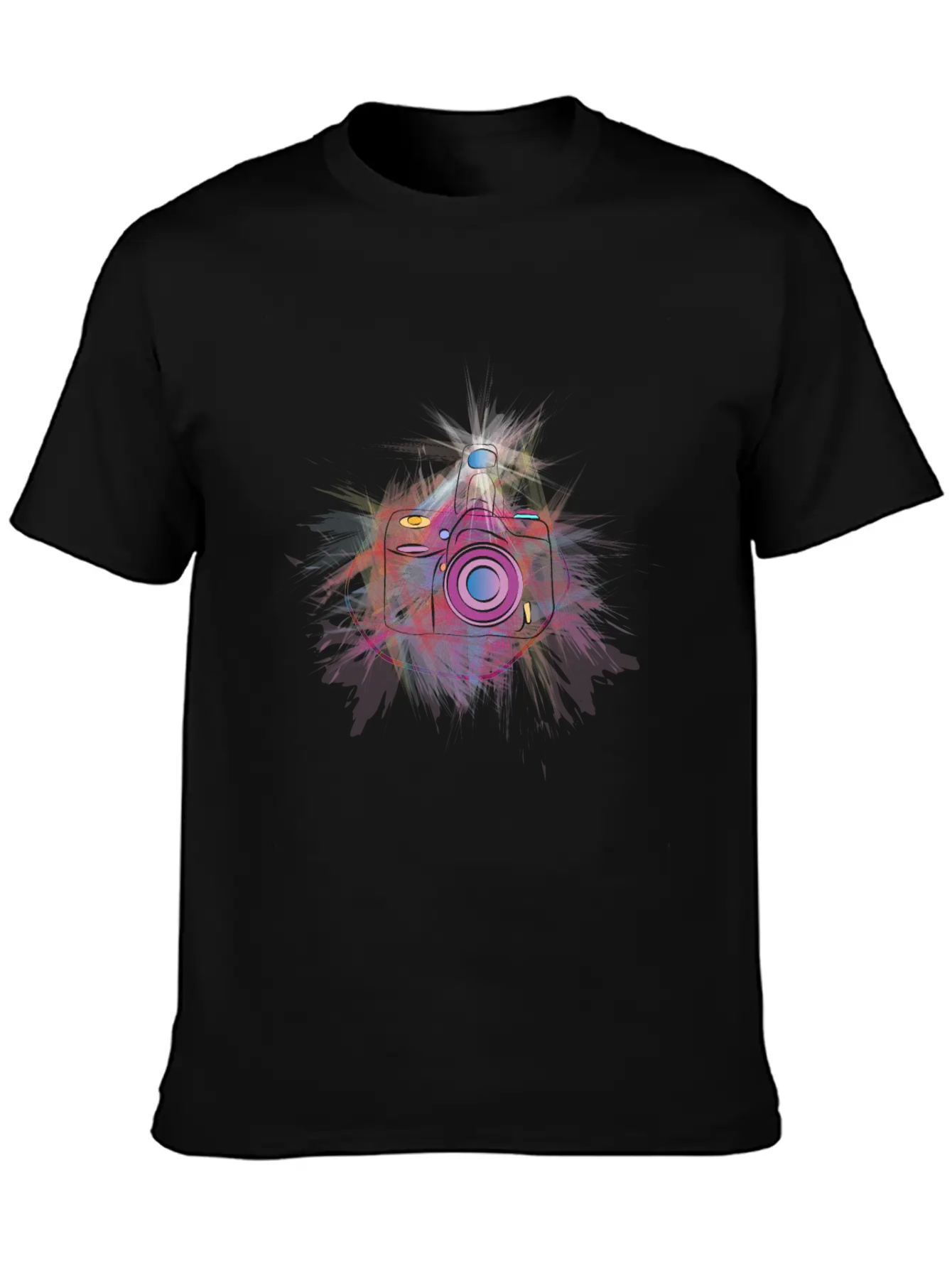 Purple Camera Timeless Short Sleeve Tee – Comfy And Minimalist Design