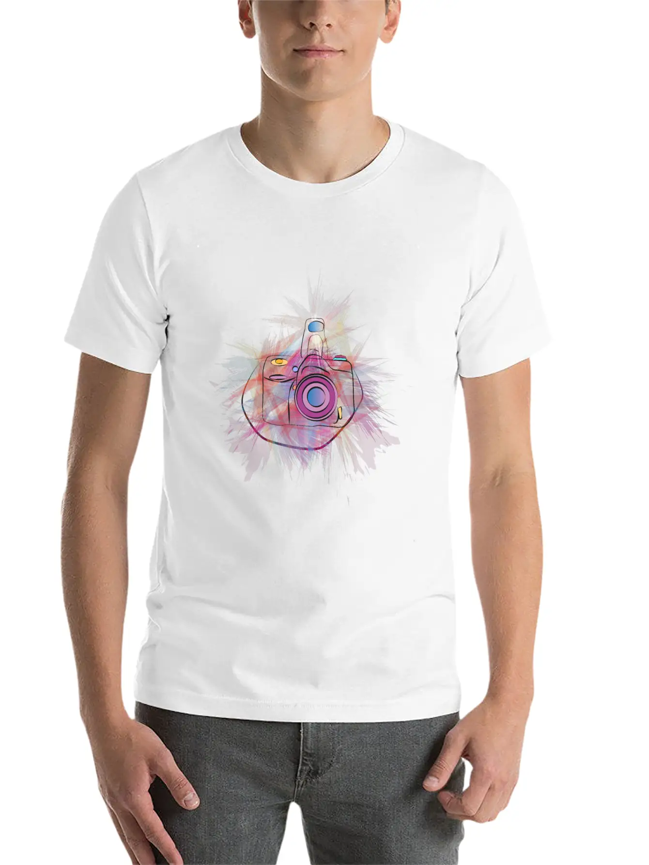 Purple Camera Timeless Short Sleeve Tee – Comfy And Minimalist Design