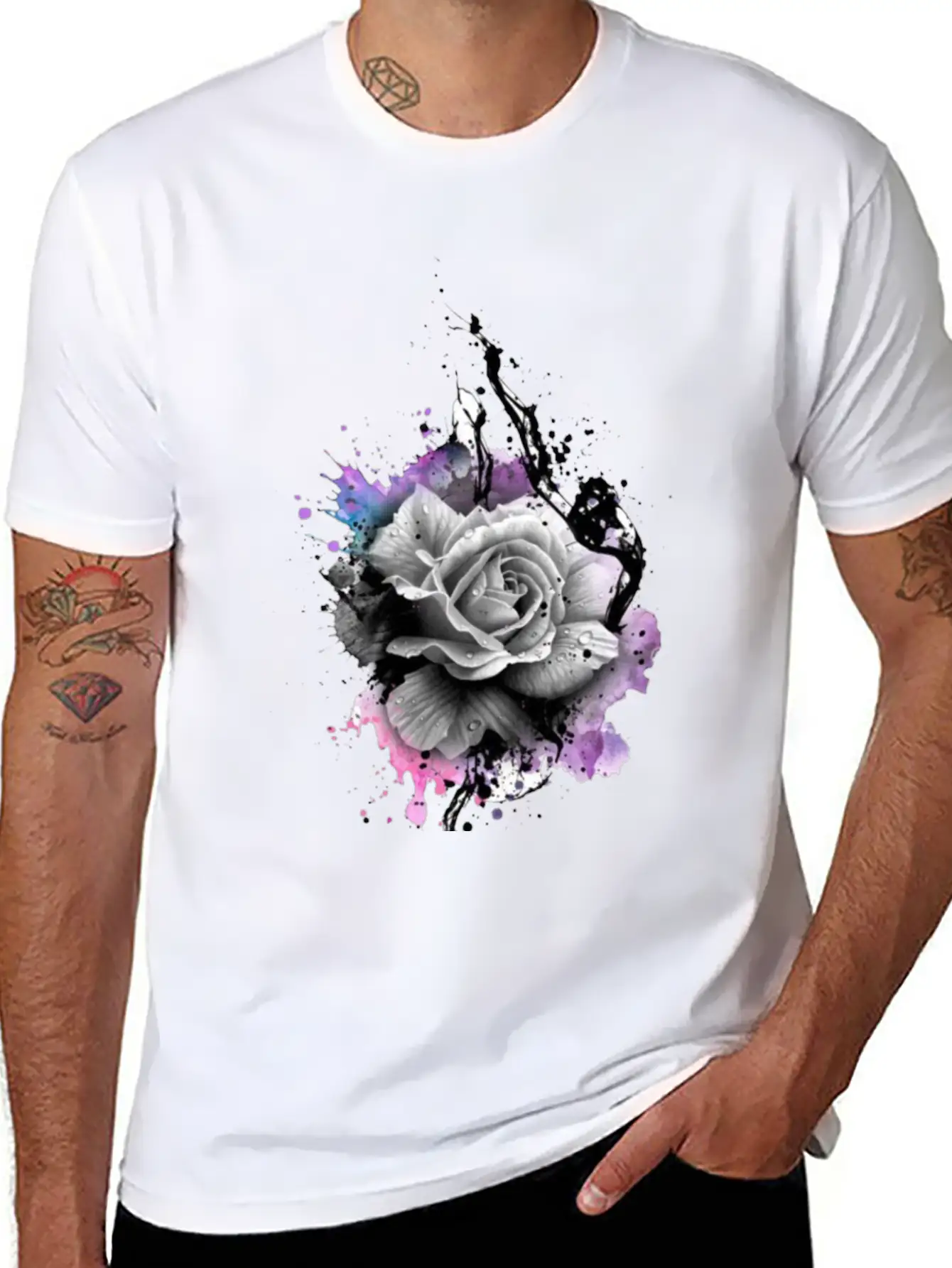 Purple Kiss Clothing Unisex Short Sleeve Soft Cotton T-Shirt – Casual Everyday Wear