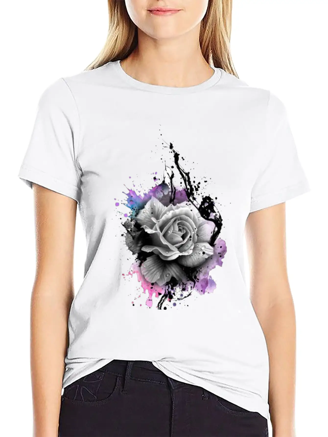 Purple Kiss Clothing Unisex Short Sleeve Soft Cotton T-Shirt – Casual Everyday Wear