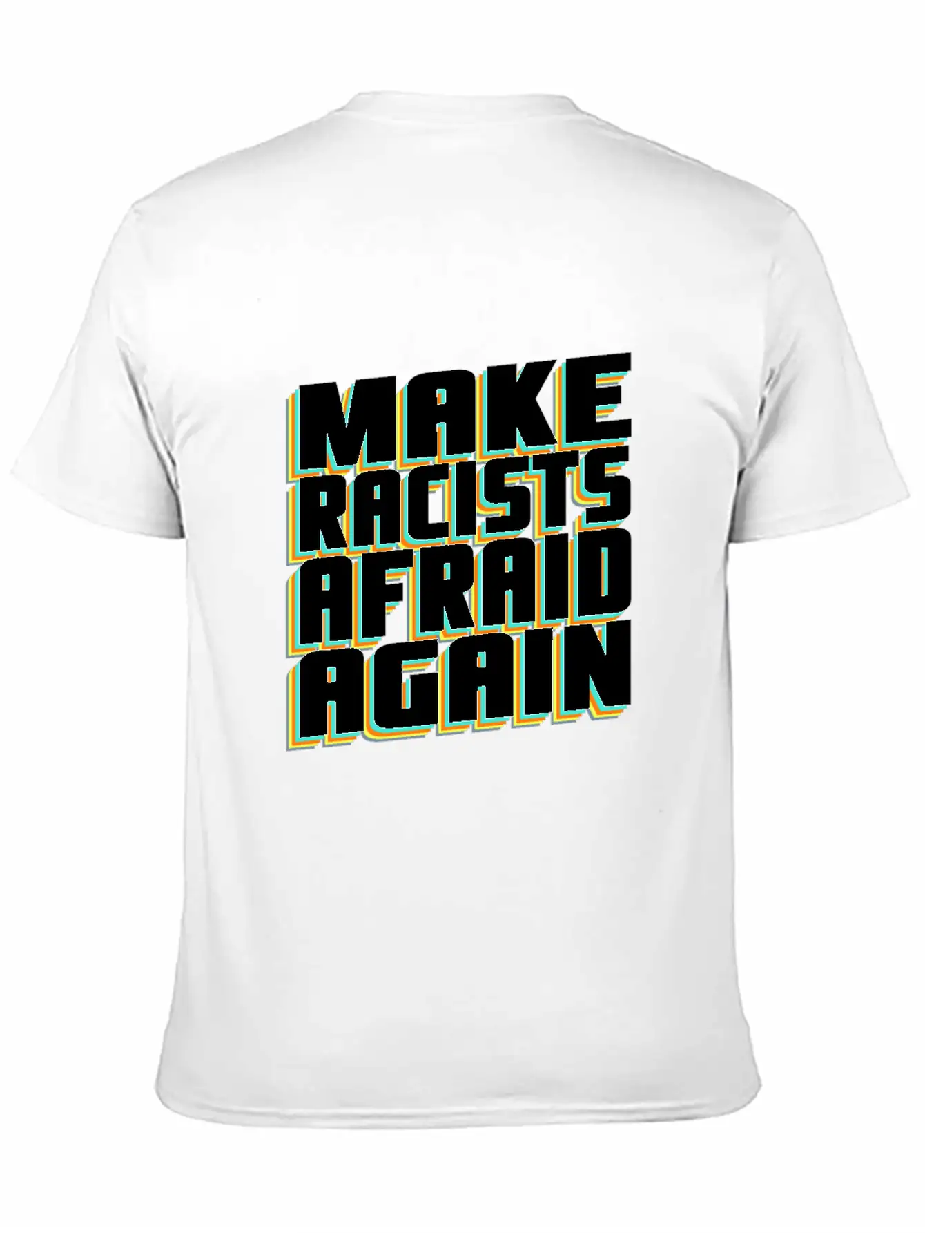 Put A Stop To Racism Basic Graphic T-Shirt – Daily Comfort In Soft Cotton