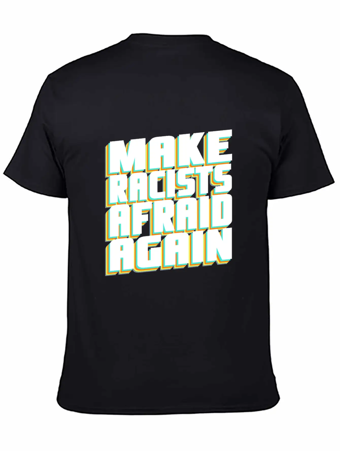 Put A Stop To Racism Basic Graphic T-Shirt – Daily Comfort In Soft Cotton