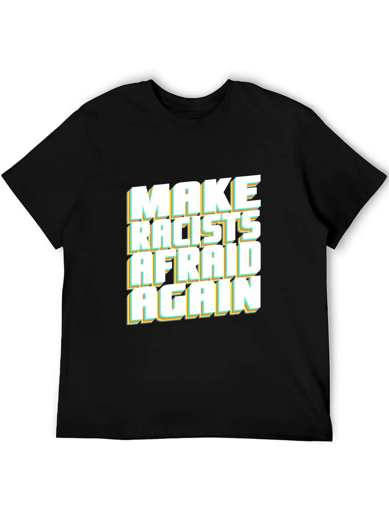 Put A Stop To Racism Basic Graphic T-Shirt – Daily Comfort In Soft Cotton