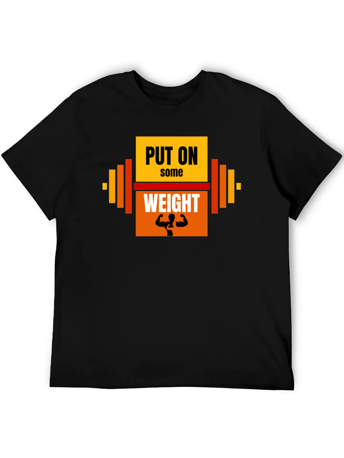 Put On Some Weight T-Shirt Vector Design Basic Graphic T-Shirt – Daily Comfort In Soft Cotton