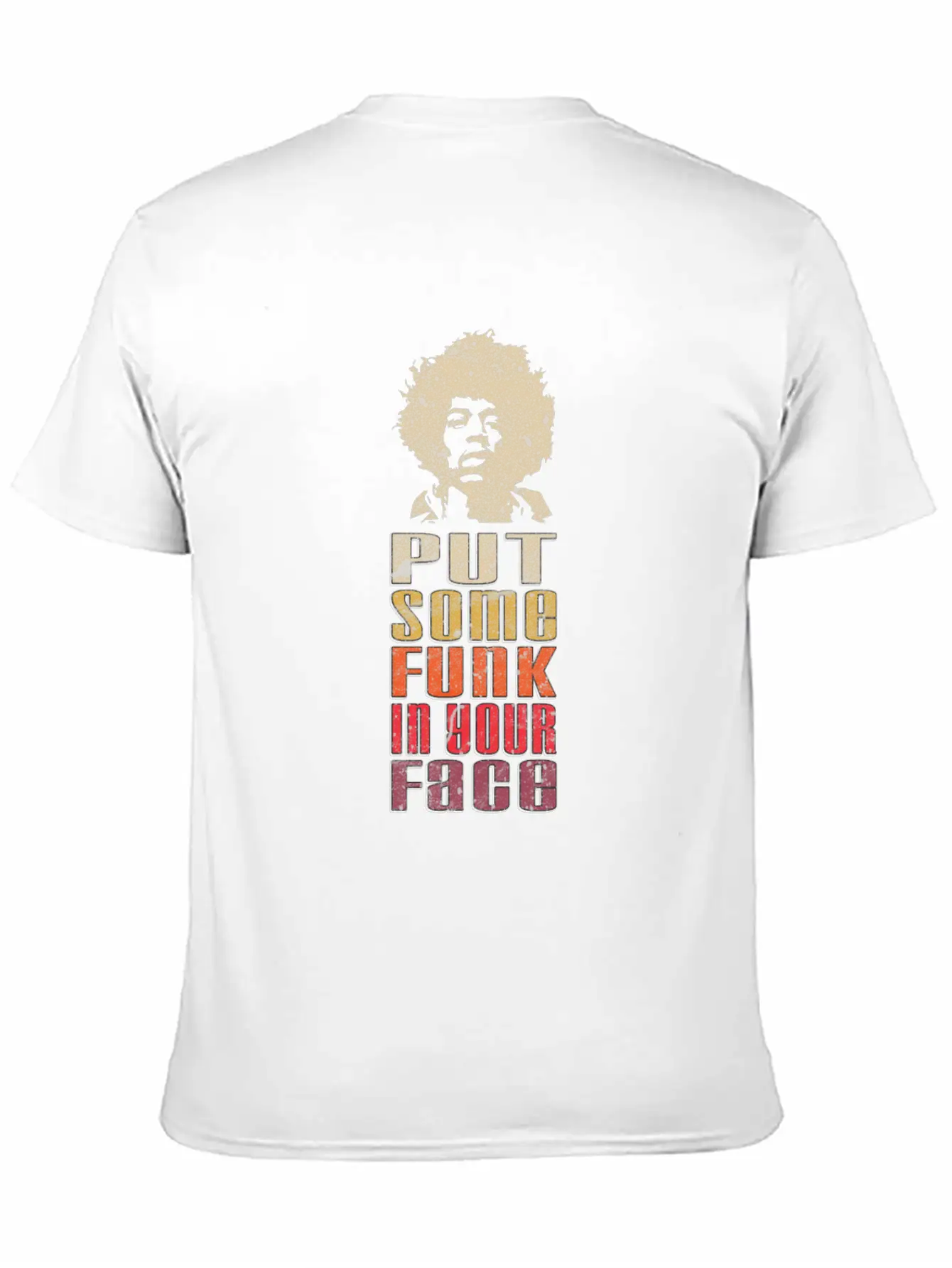 Put Some Funk In Your Face Disco Music Stylish Everyday T-Shirt – Unisex Basic Cotton Tee