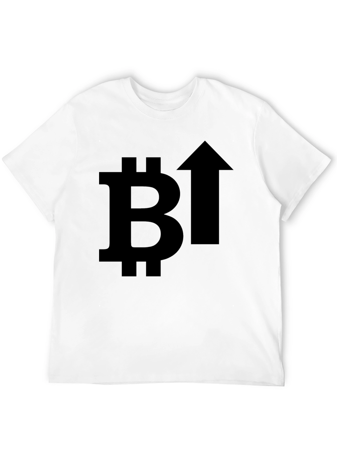 Bitcoin Up Arrow Graphic Tee